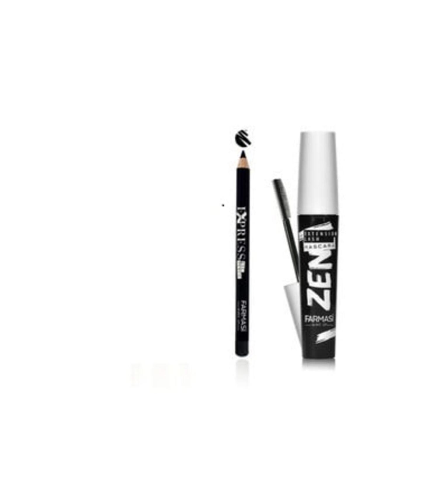 Farmasi Zen Mascara and Express Eyeliner 01