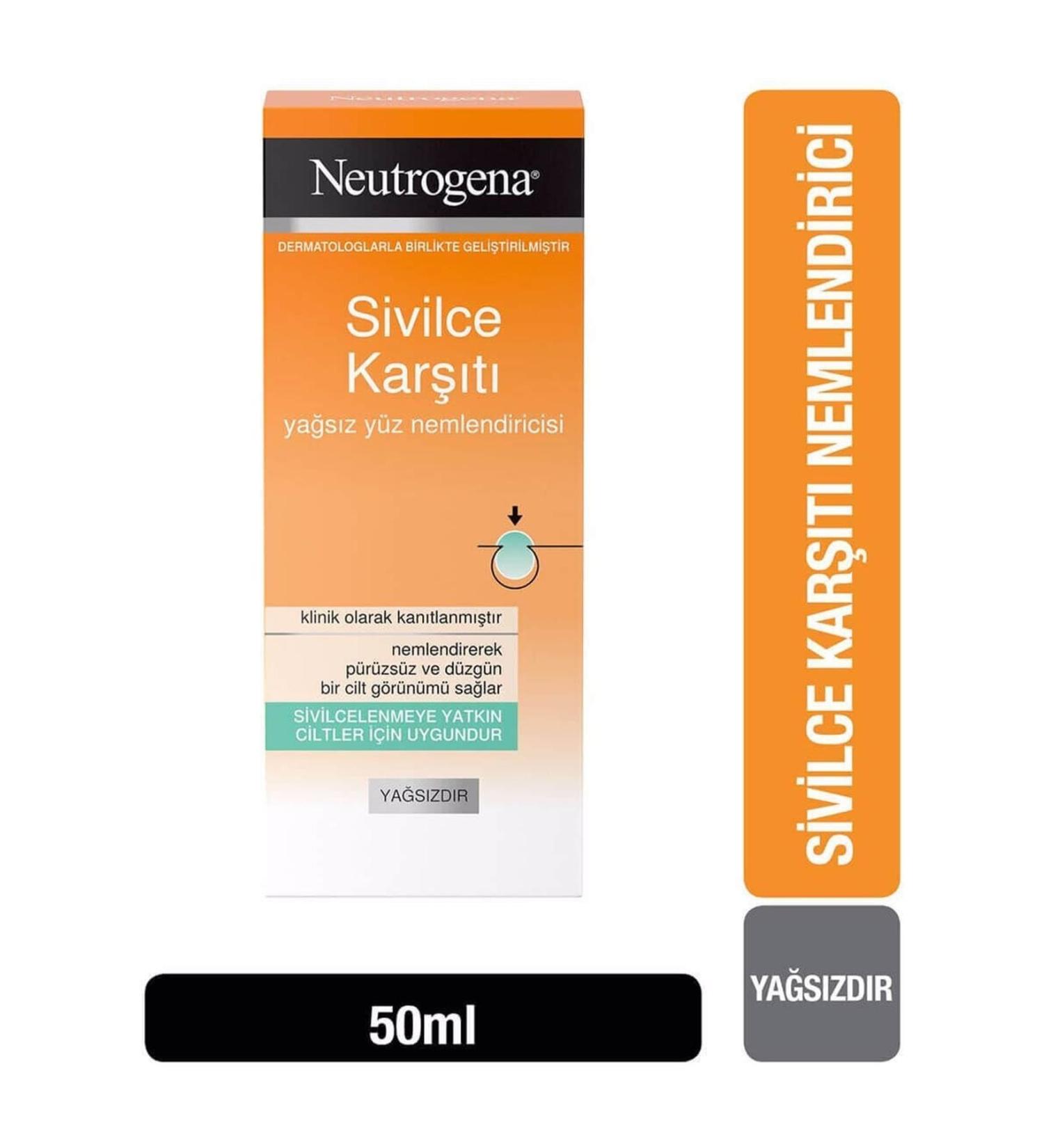 Neutrogena Moisturizing Visibly Clear Oil-Free Face Cream 50 ml