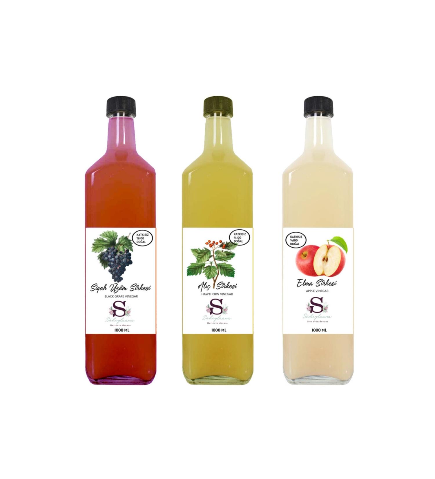 Suheylaana Natural Grape Hawthorn and Apple Vinegar 1000 Ml