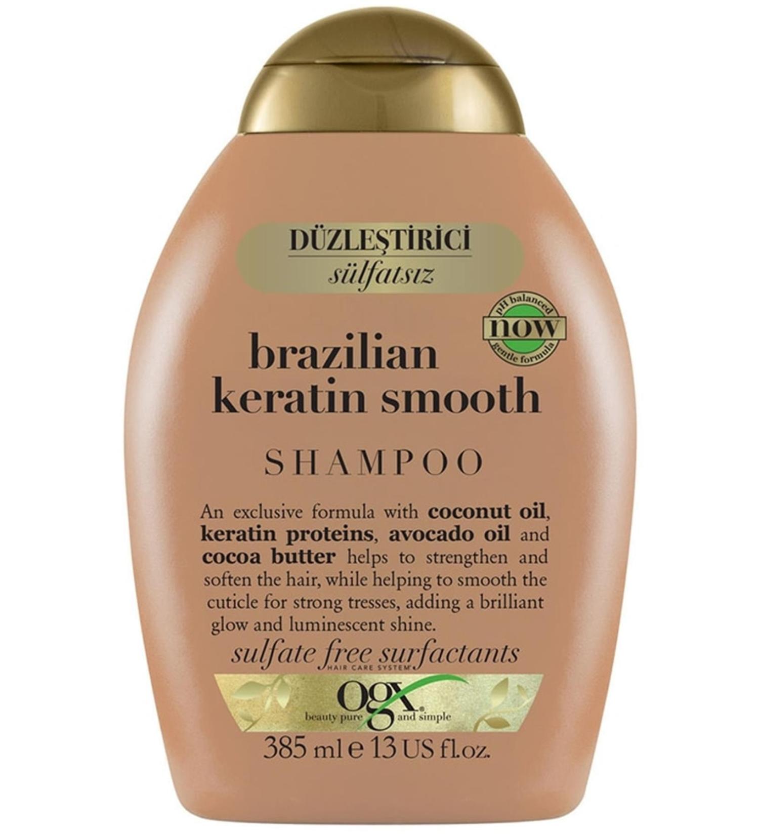 OGX Straightening Brazilian Keratin Shampoo 385 Ml
