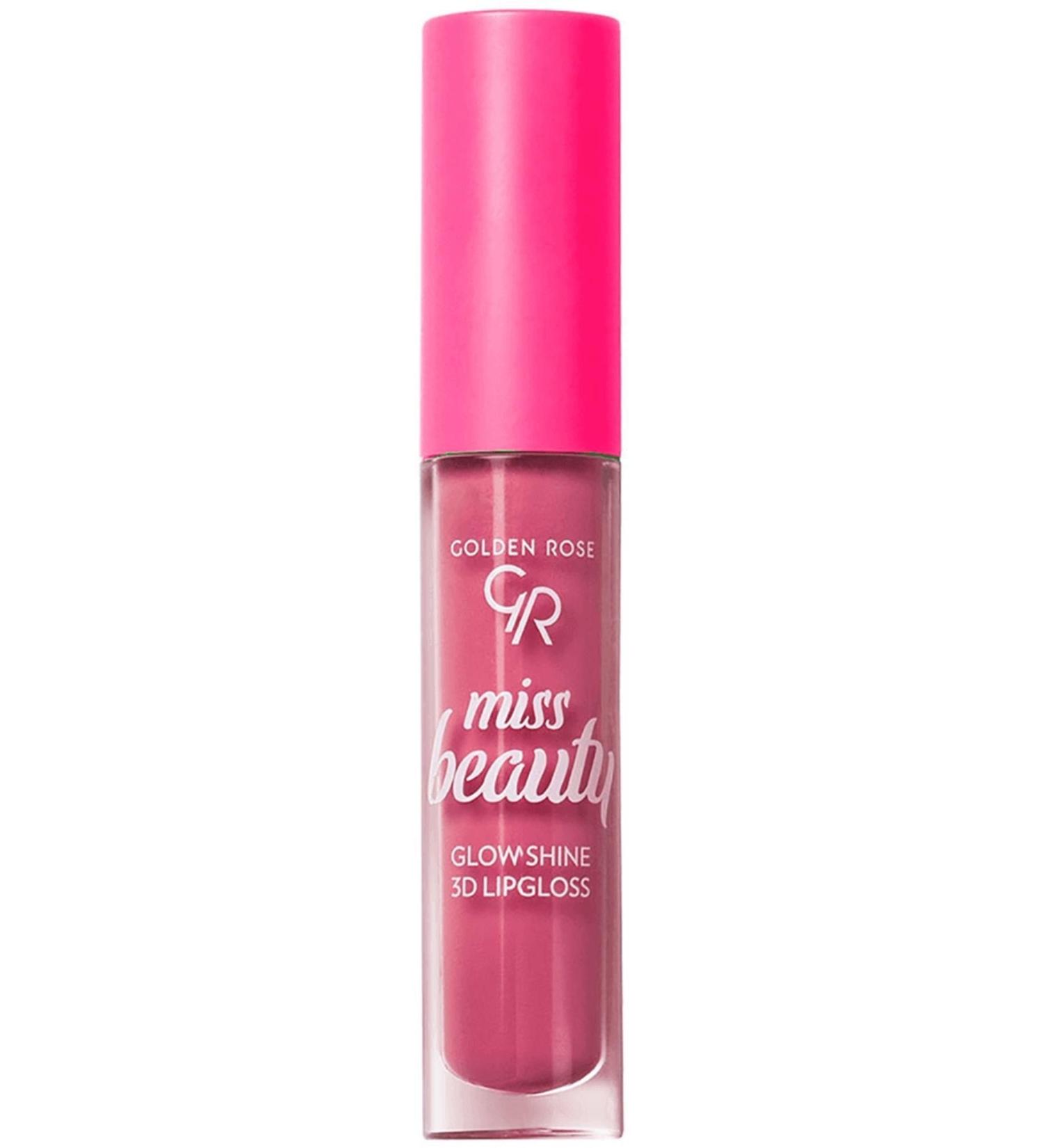 Golden Rose Miss Beauty Glow Shine 3d Lip Gloss Pink Dream No: 04