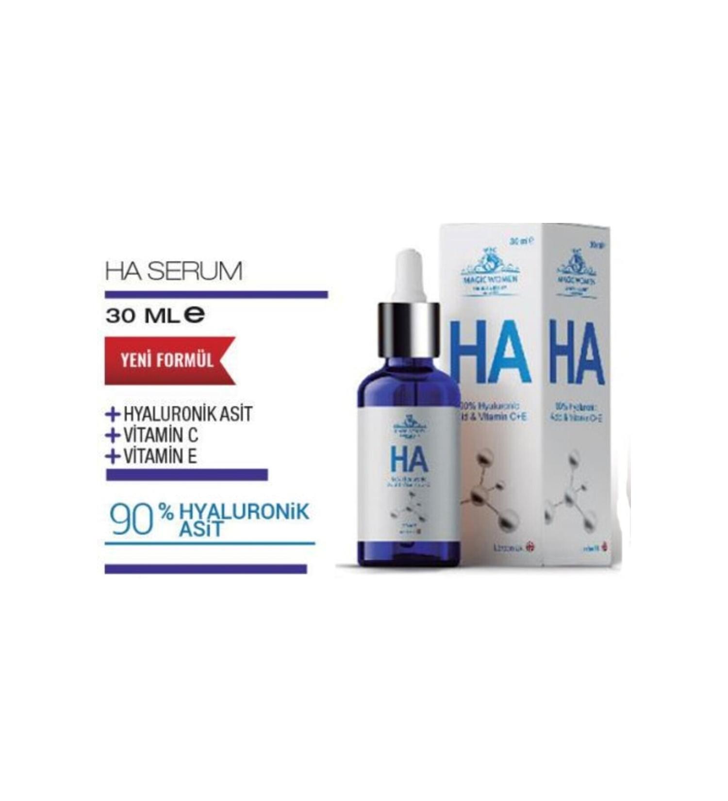 MAGIC WOMEN Anti-Aging and Anti-Wrinkle Hyaluronic Acid HA Serum 30ml - Buy Online on GoSupps.com