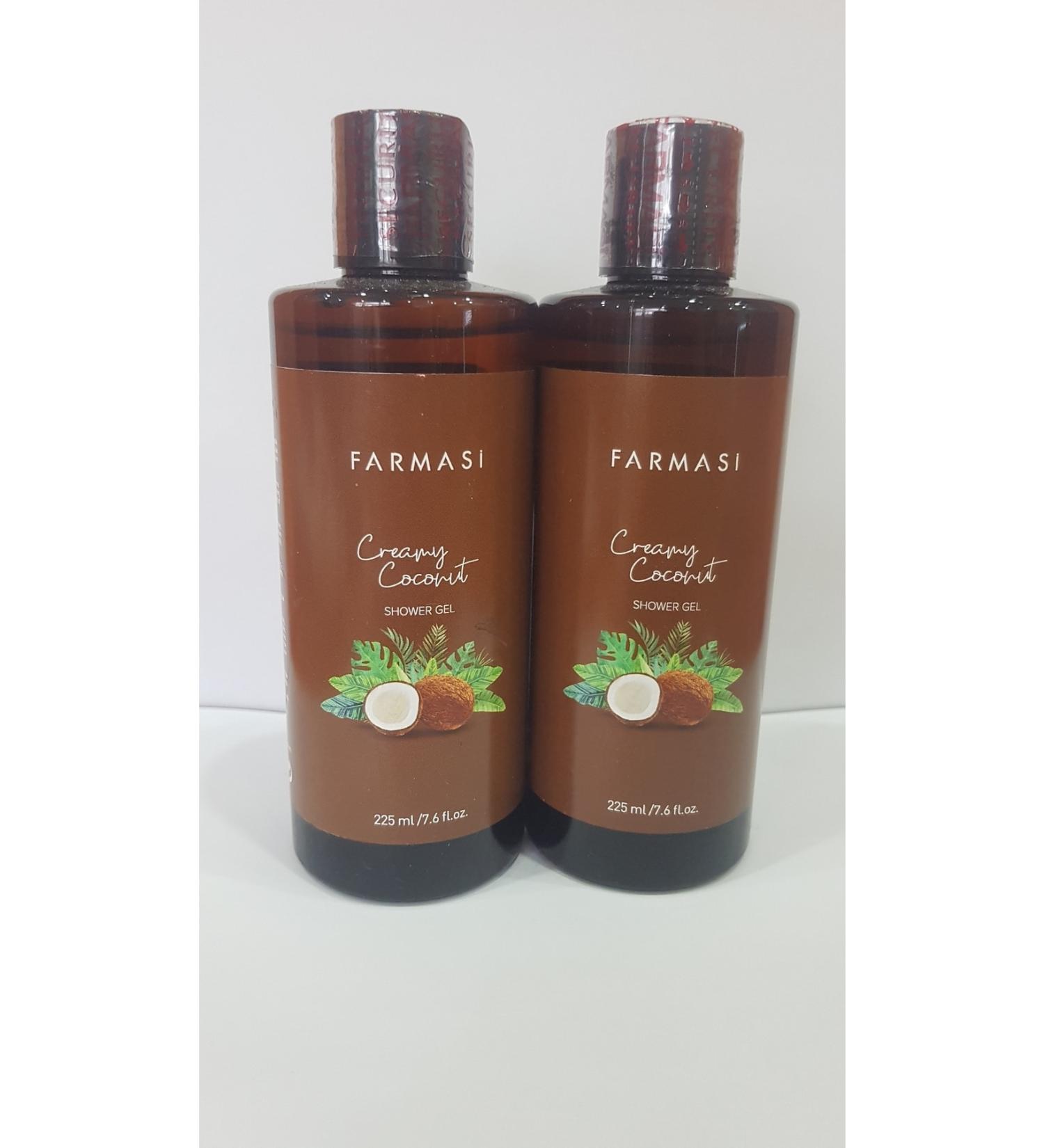 Farmasi Creamy Coconut Shower Gel 225 Ml 2 Liters
