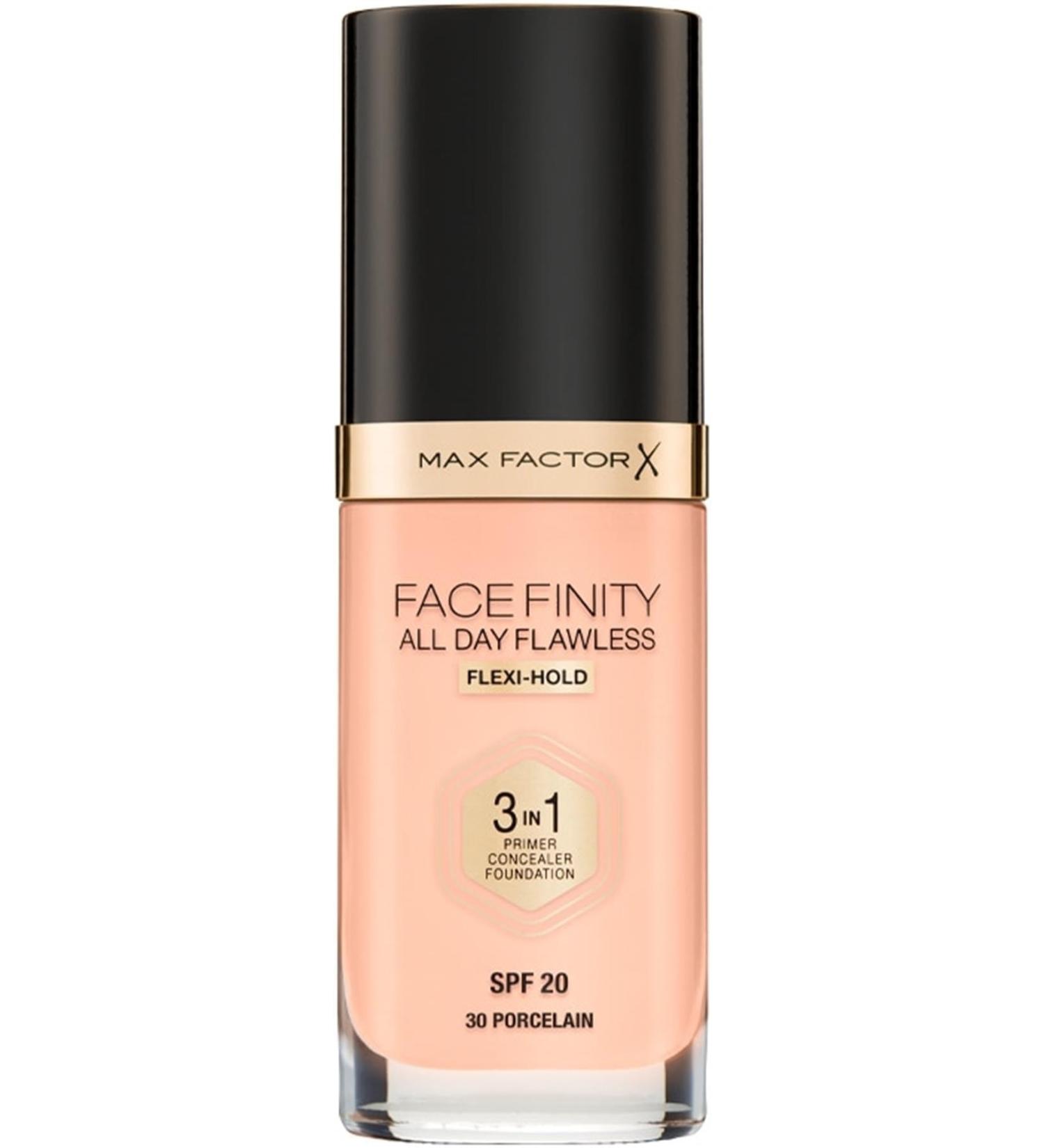Max Factor Facefinity 3 in 1 Long-lasting Foundation 30 Porcelain
