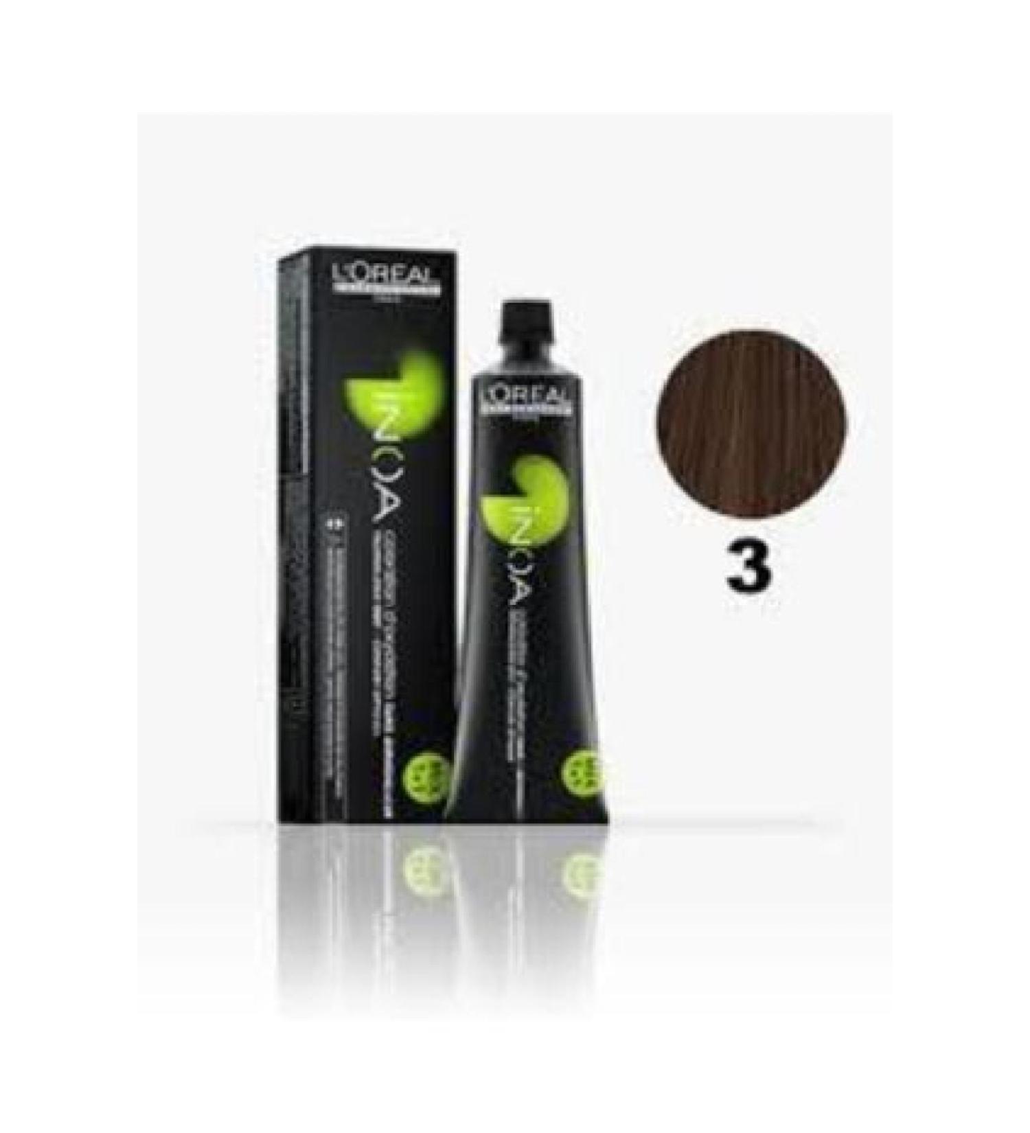 INOA COPY - Number 3 Dark Chestnut Hair Dye 60 Ml (oxidant-free)