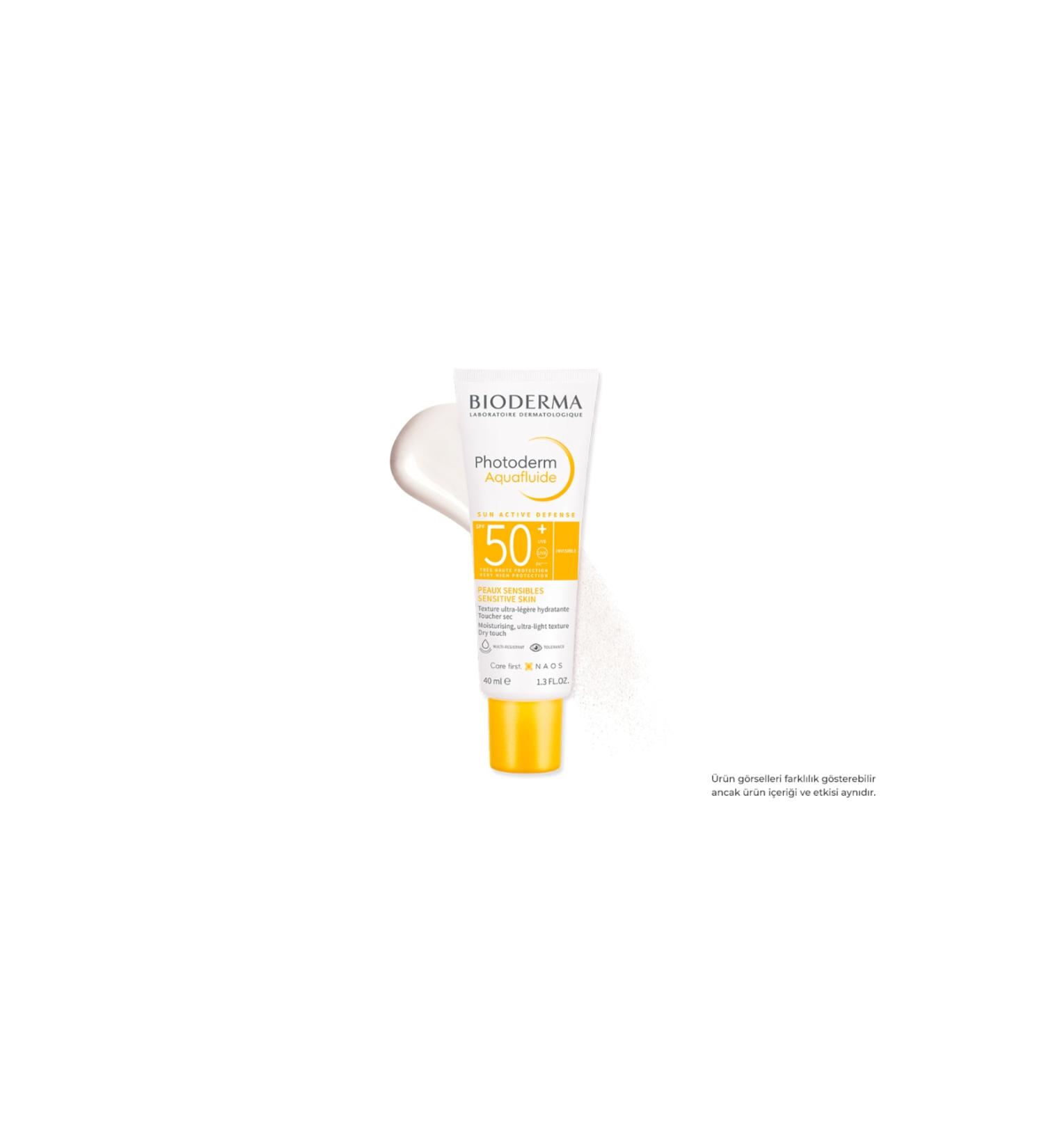 Bioderma Photoderm Aquafluid SPF50+ High Protection Face Sun Cream for All Skin Types 40 ml