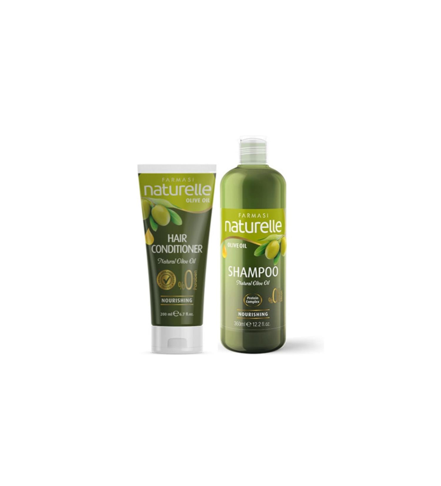 Farmasi Olive Oil Shampoo 360 Ml + Olive Oil Hair Conditioner 200ml