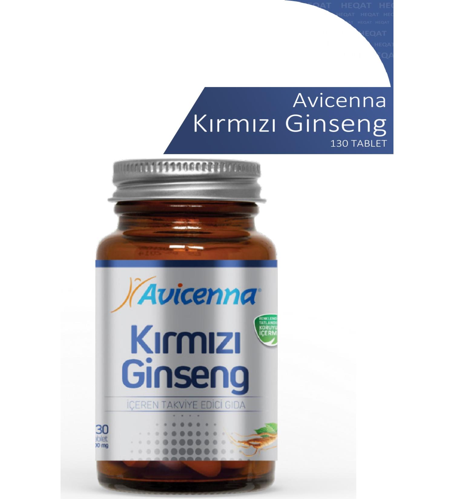 Avicenna Red Ginseng Supplementary Food - 500mg 130 Tablets - 8690088002564