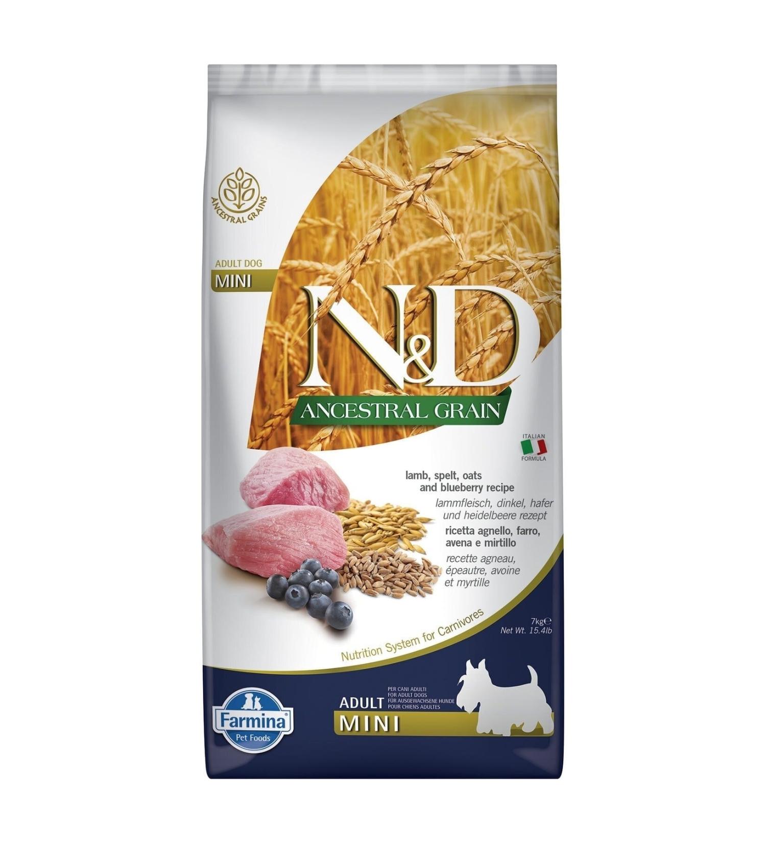 N & D Low Grain Lamb Small Breed Adult Dog Food - 7 kg