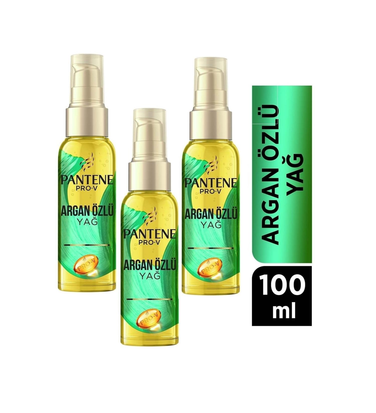 Pantene Natural Synthesis Hair Care Serum Argan Oil Elixir 100 Ml X 3 Pieces