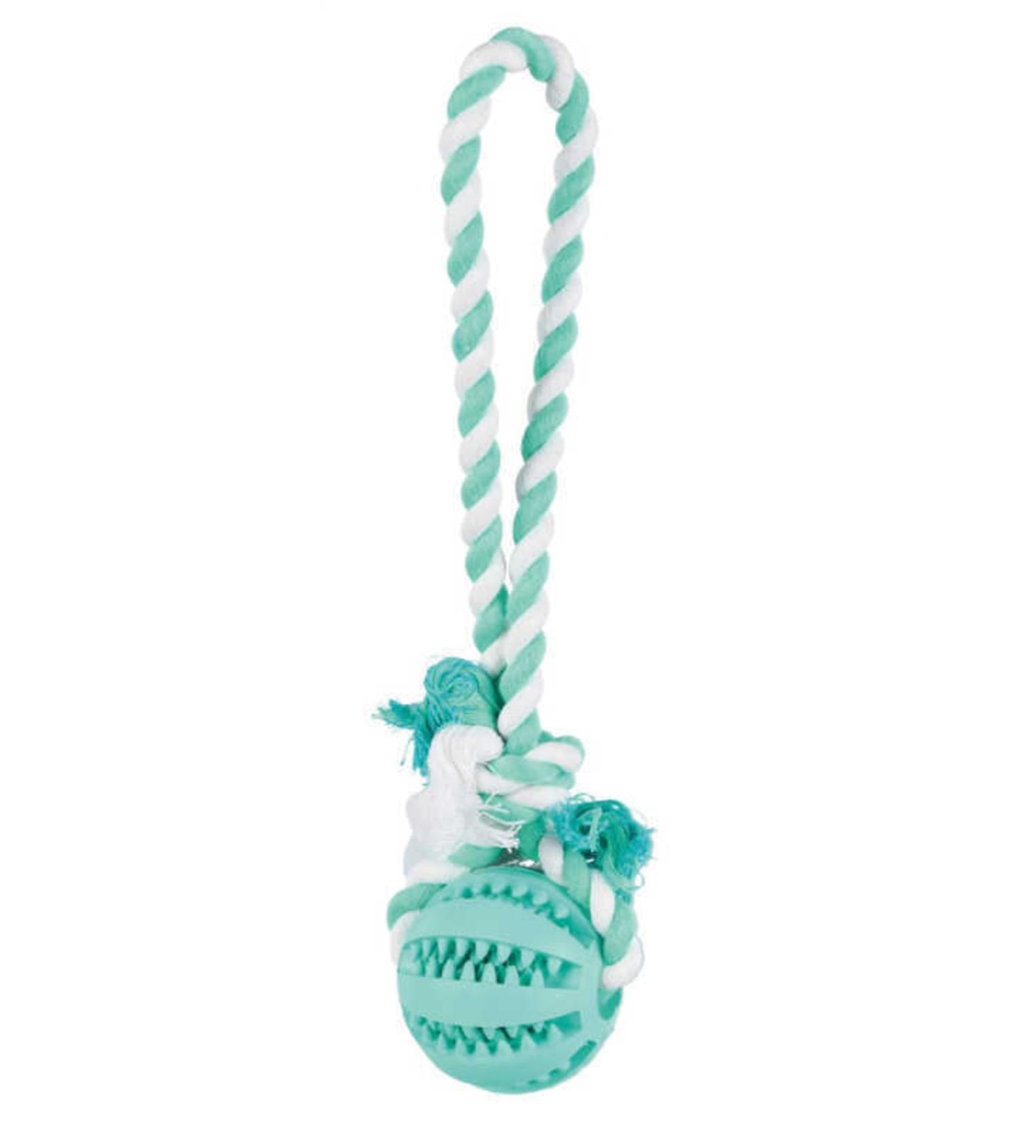 Trixie Dog Dental Ball Play Rope - Tazemama Express