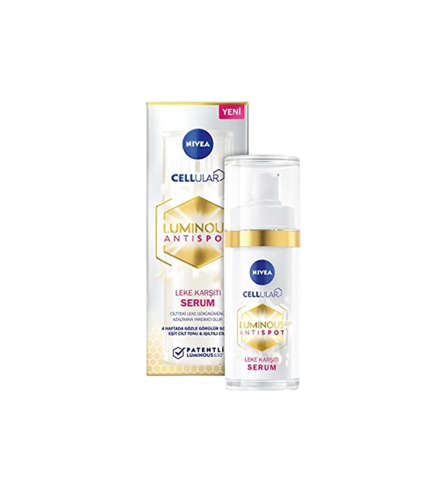 NIVEA Luminous630 Anti-Spot Serum 30 ml Skin Serum for Sun Pregnancy and Puberty Spots - Buy Online on GoSupps.com