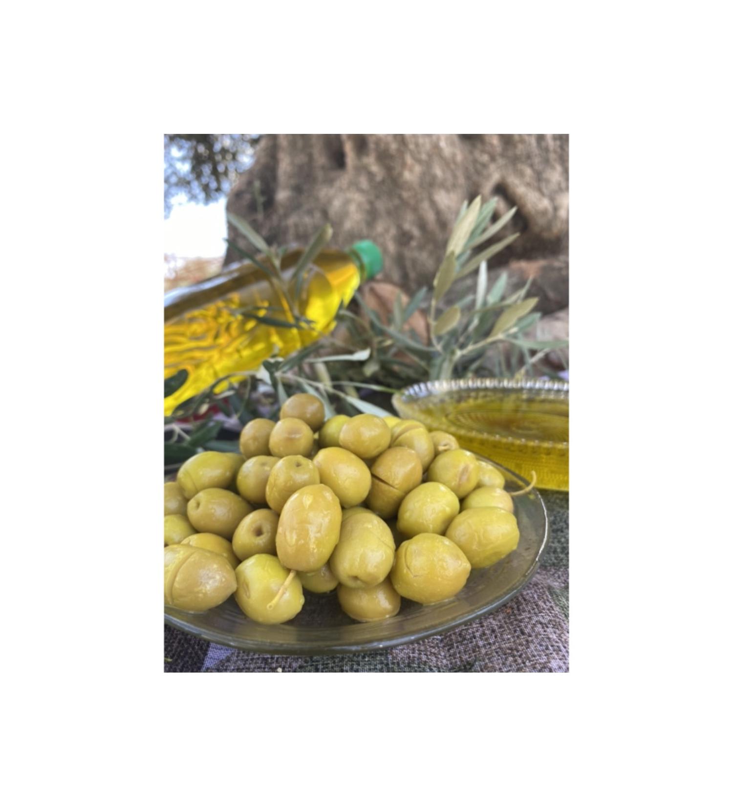 Green Crushed Olives 1 kg