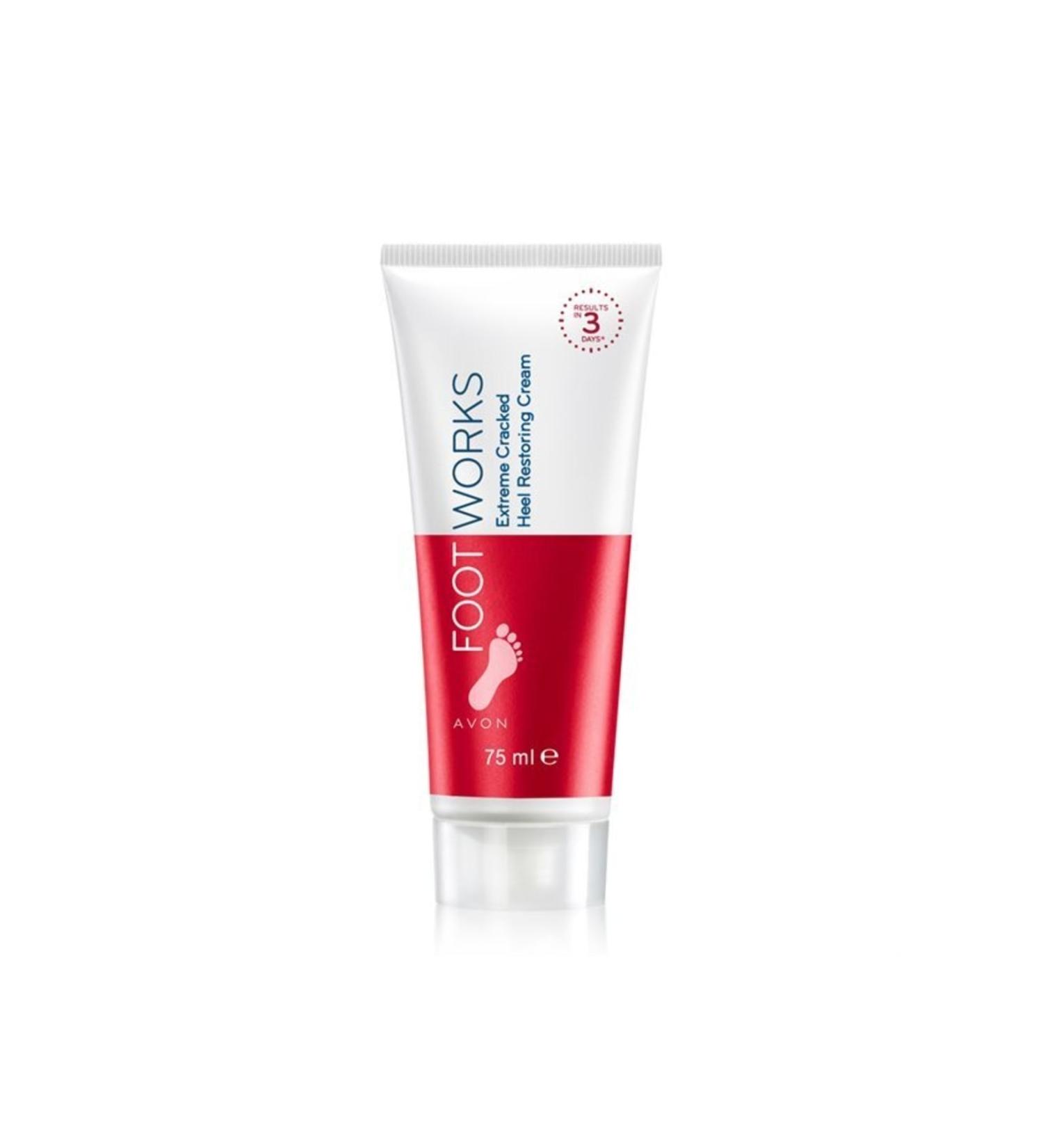 Avon Foot Works Cracked Heel Repair Foot Cream 75 Ml.