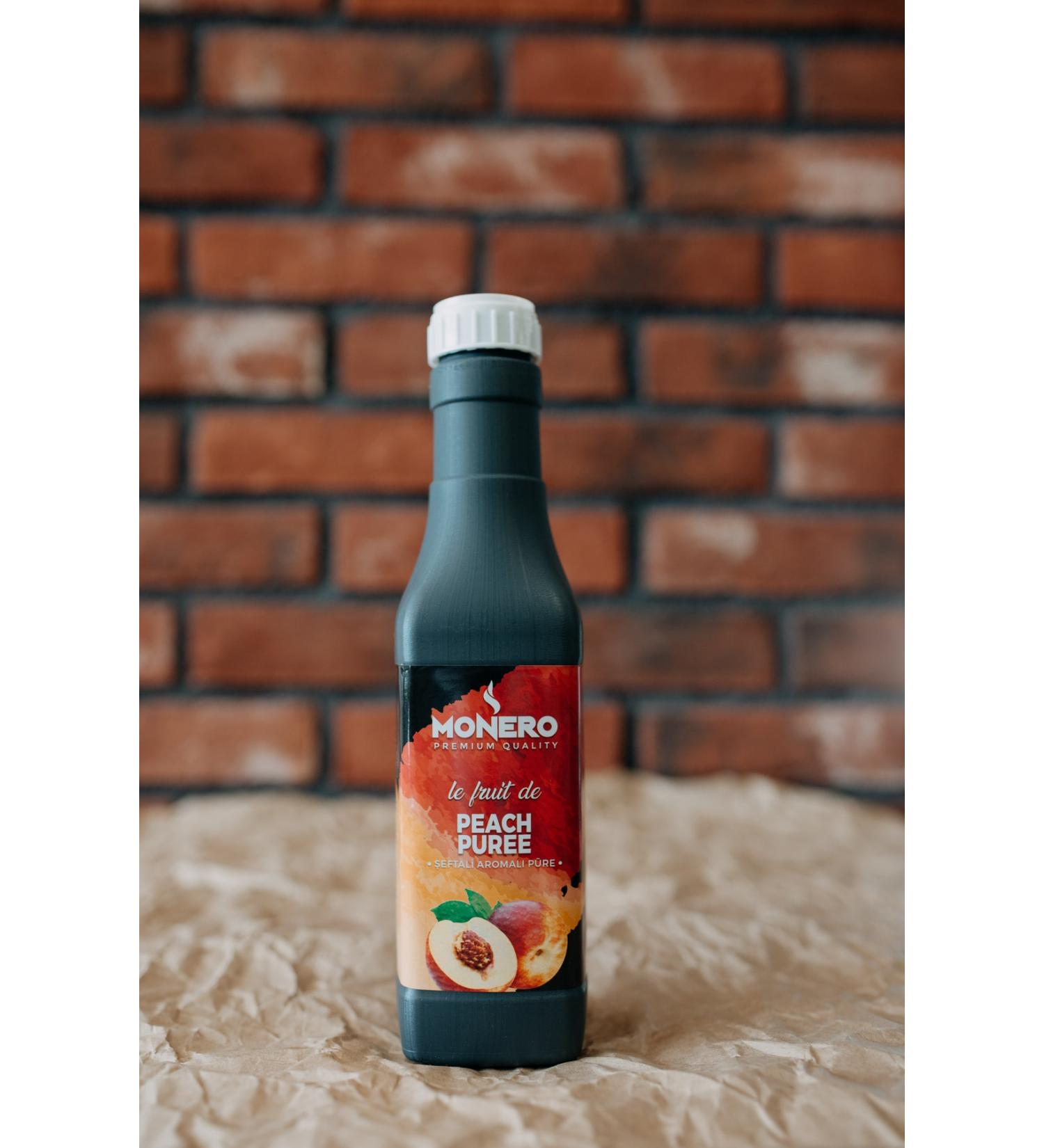 Monero Peach Fruit Puree Frozen 1000 Gr 750 Ml