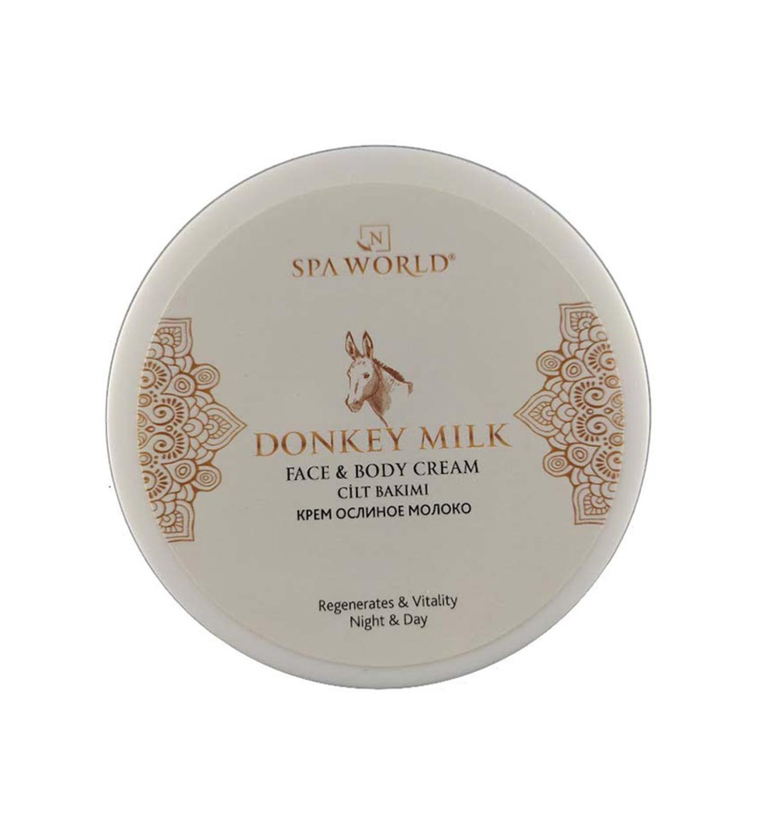 SPA WORLD Donkey Milk Face and Body Cream - Buy Online on GoSupps.com
