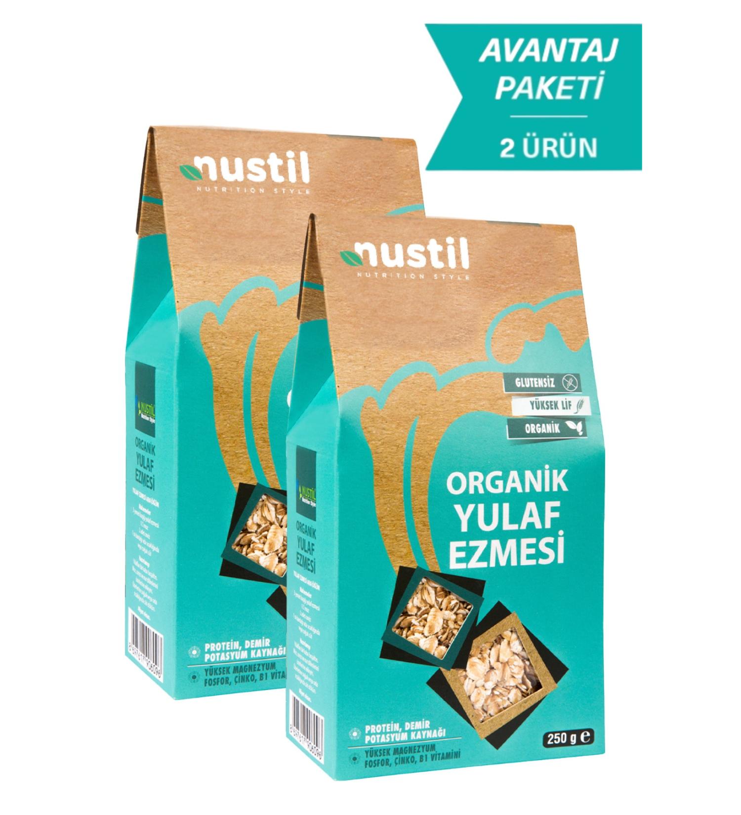 NUSTIL Organic Gluten-Free Oatmeal X2