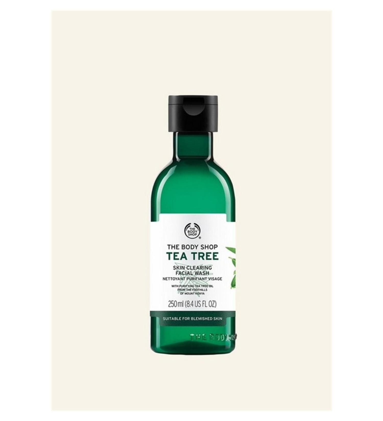 THE BODY SHOP Tea Tree Face Wash Gel 250ml - Buy Online on GoSupps.com