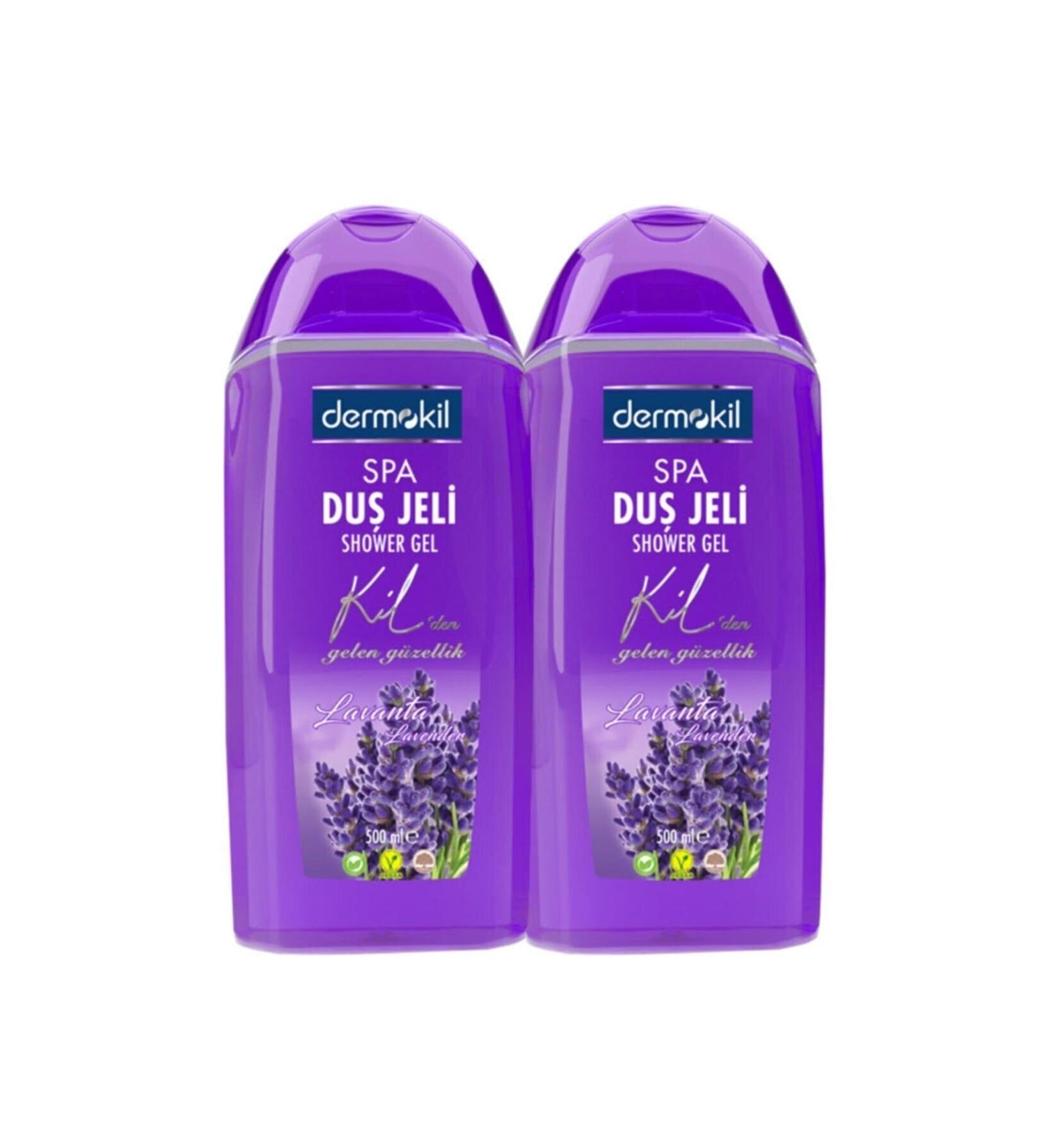 Dermokil Therapy Spa Lavender Shower Gel 500ml X 2 Pieces