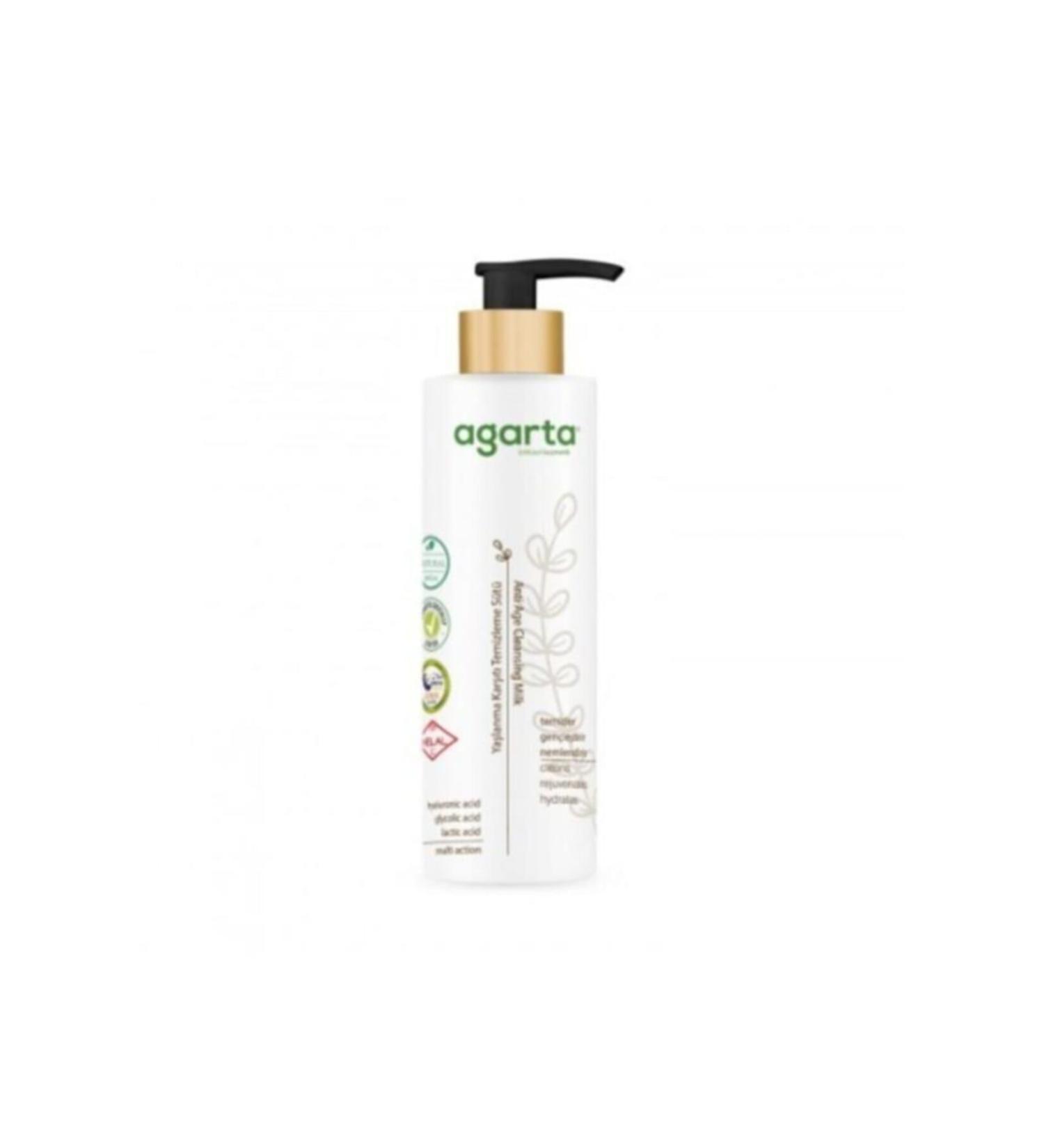 Agarta Natural Anti-Aging Cleansing Milk 225ml