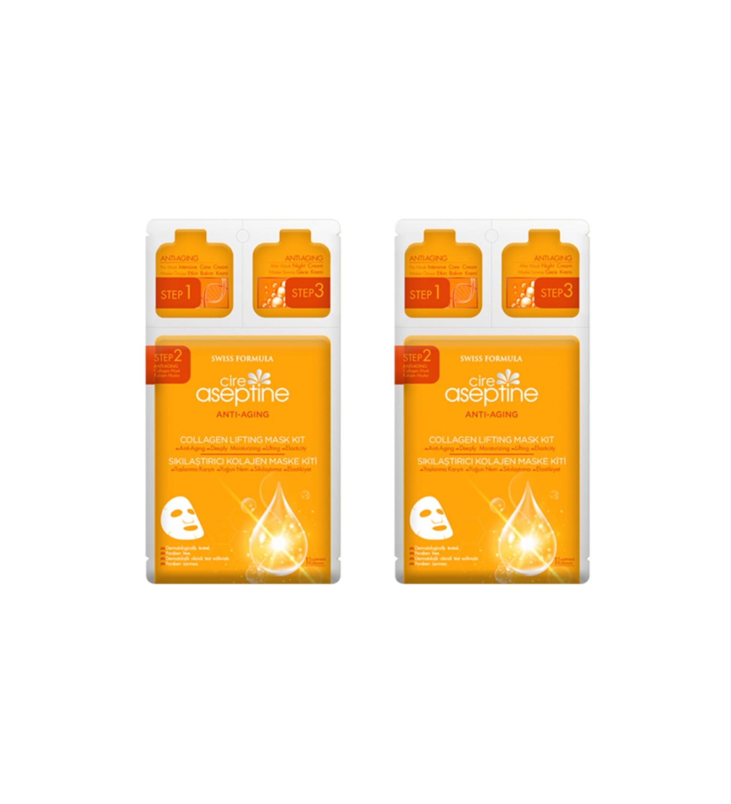 Cire Aseptine Firming Collagen Mask Kit 2 Pieces