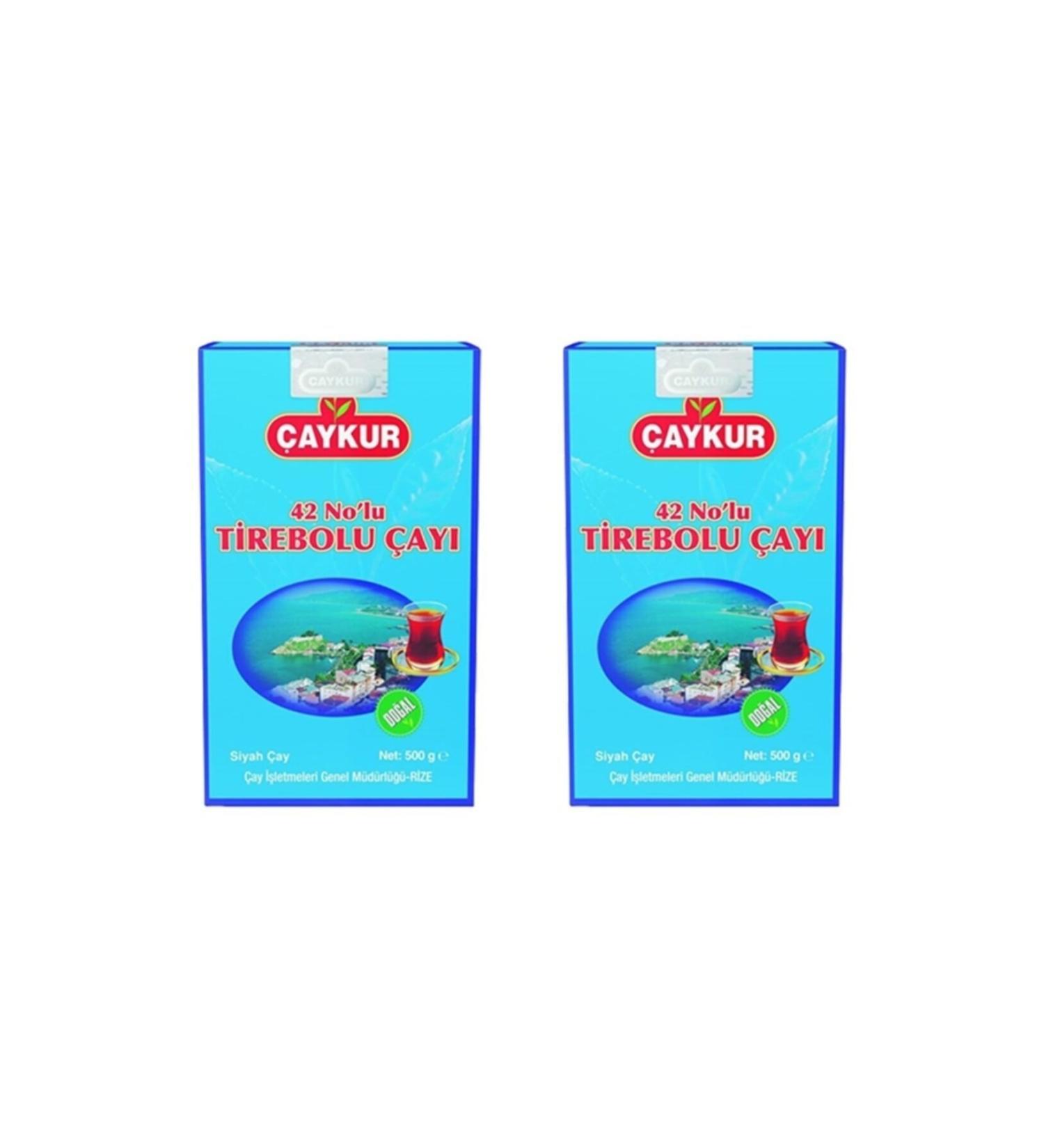 aykur No. 42 Tirebolu Black Loose Tea 500 GX 2 Pieces