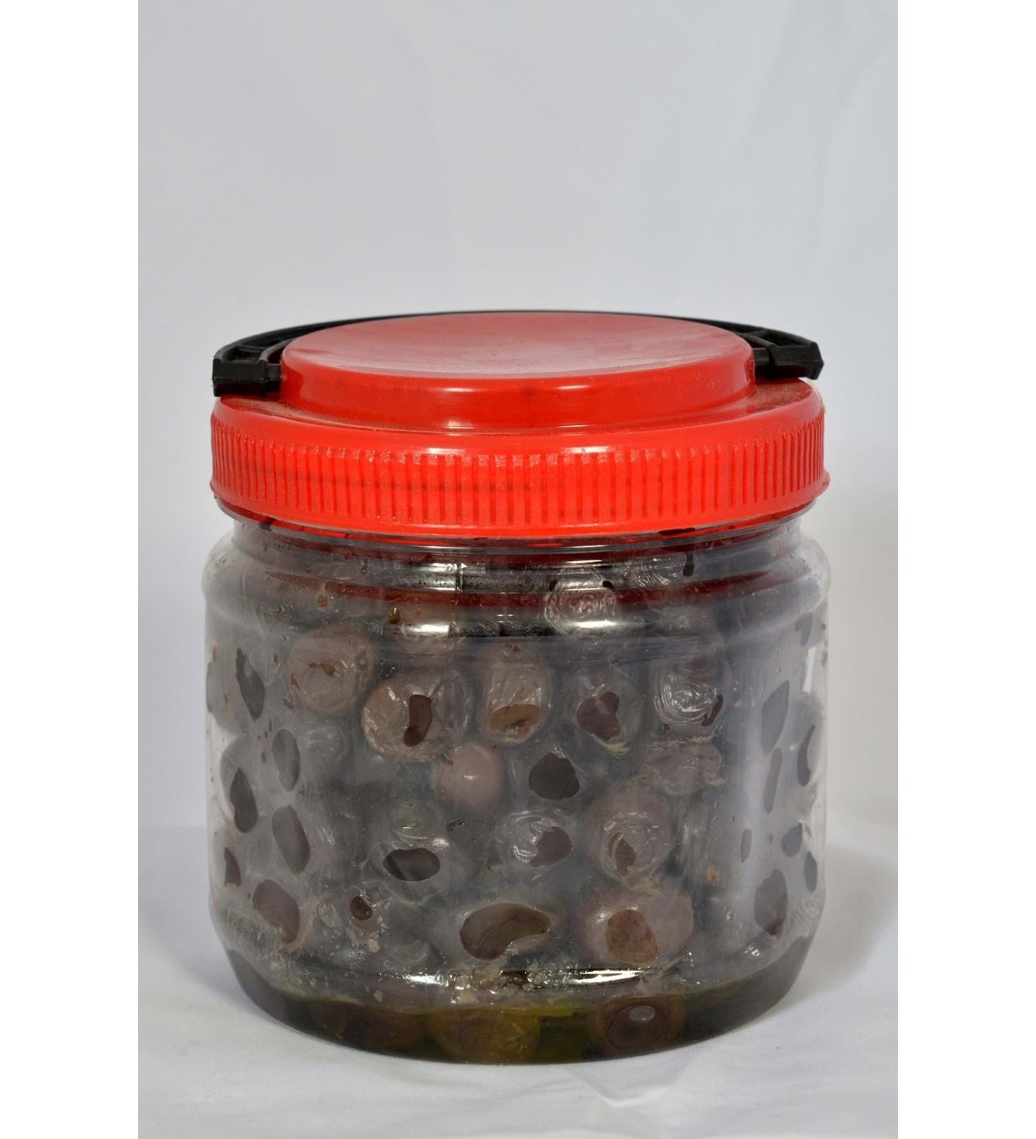 Harbiye Local Hatay Slightly Salty Pressed Black Olives (1 Kg.)