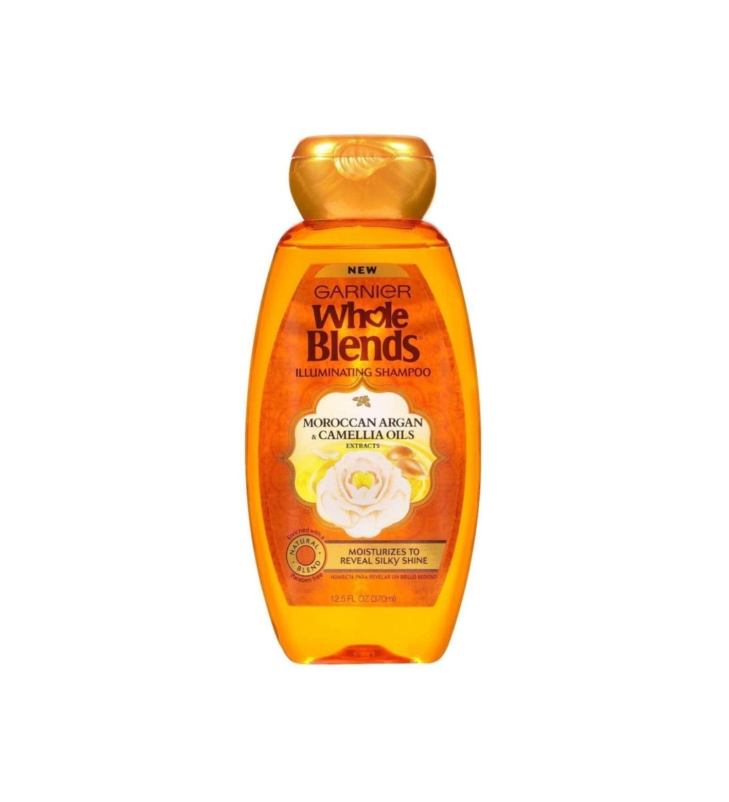 Garnier Whole Blends Moroccan Argan and Camellia Oil Shine Shampoo 370ml