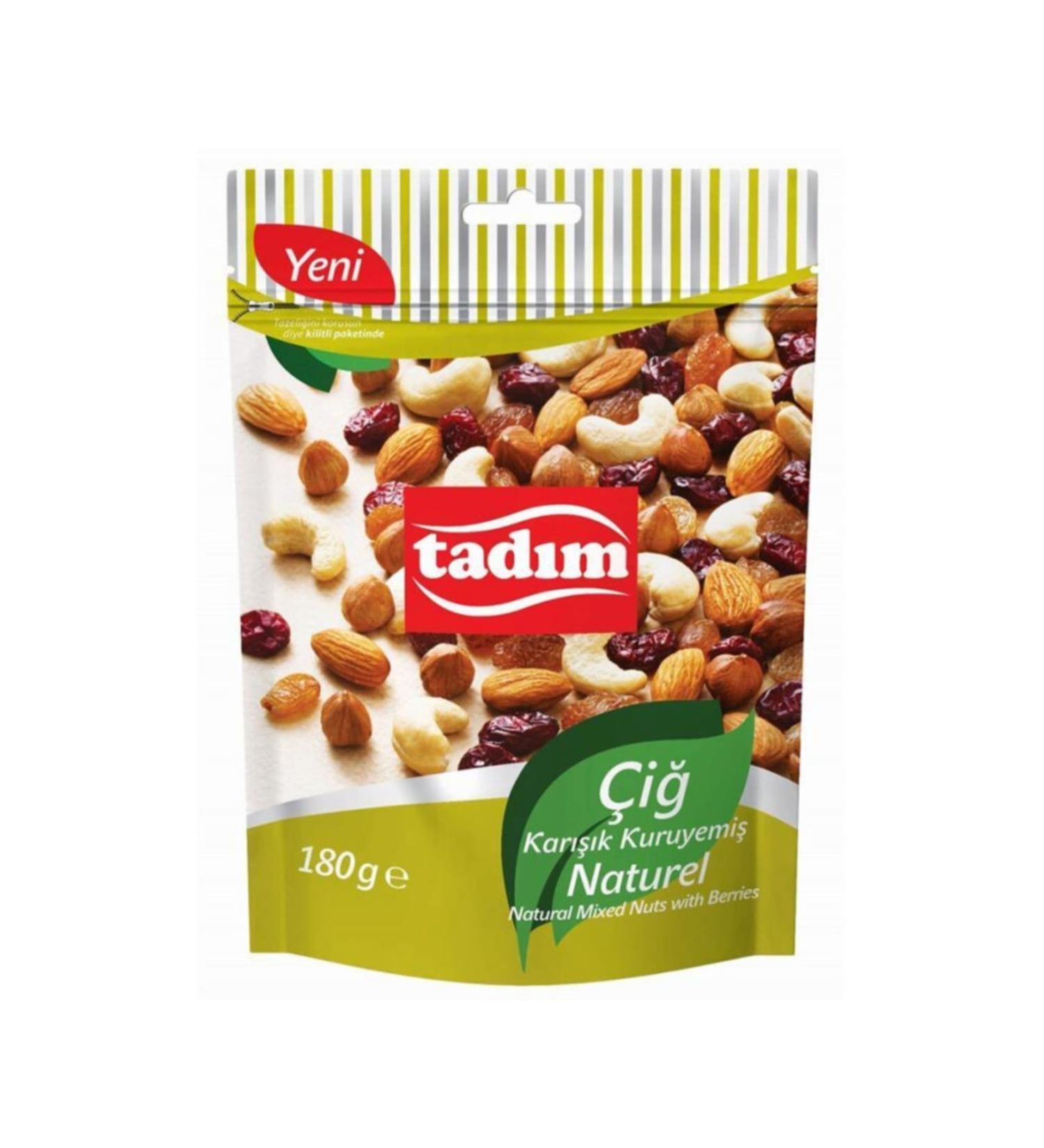Tad m Natural Raw Mixed Nuts 180 gr