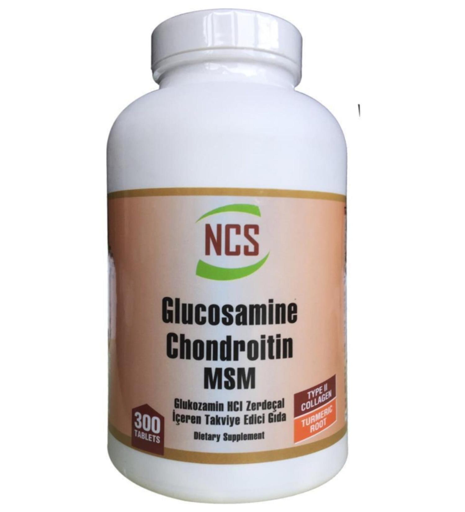 Ncs Glucosamine Chondroitin Msm Collagen Turmeric Root 300 Tablets - Buy Online on GoSupps.com