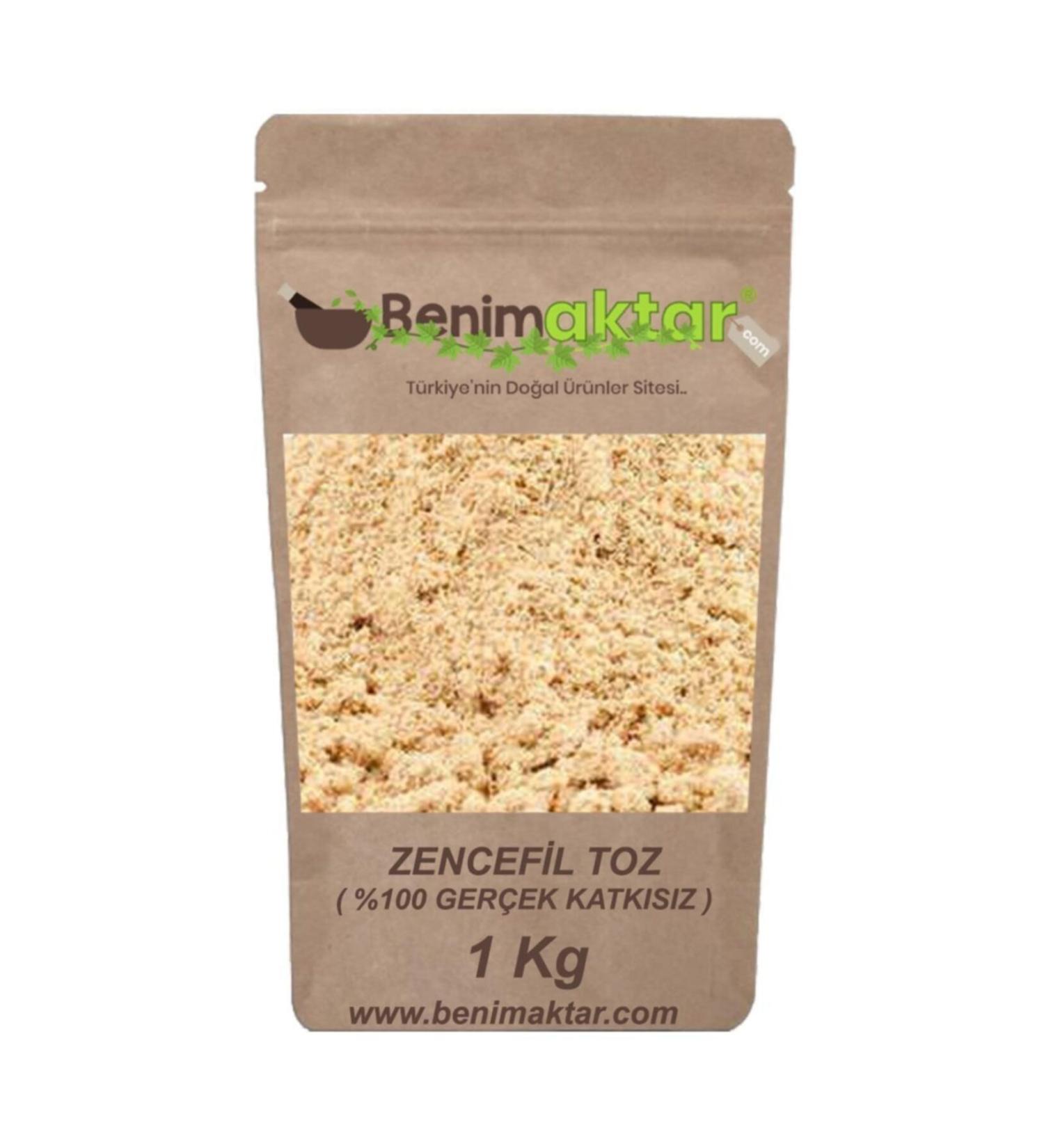 Benim Aktar Benimaktar Powder Ginger 1st quality No Additives 1 Kg