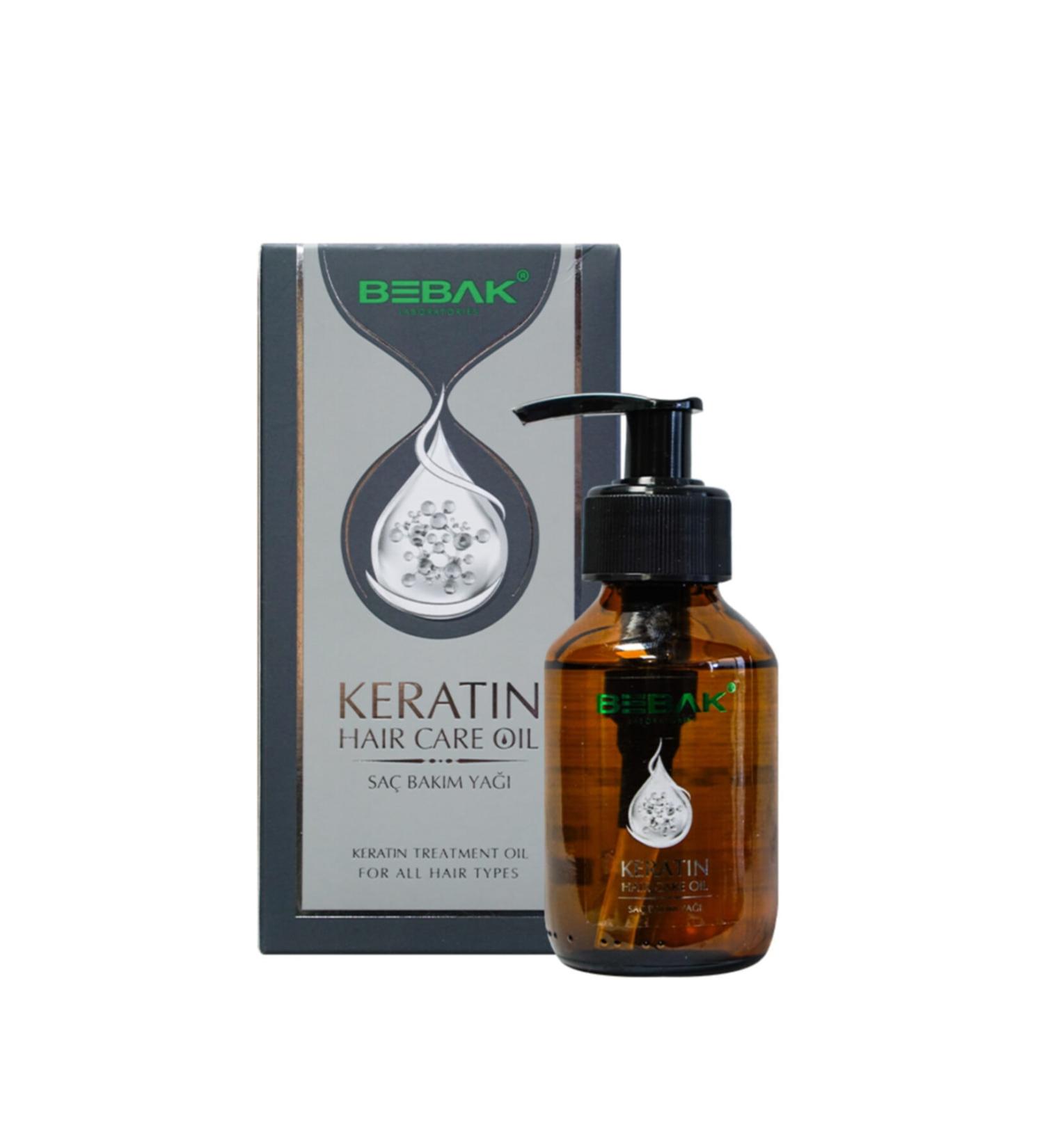 Bebak Keratin Hair Care Oil 100 ml - Buy Online on GoSupps.com