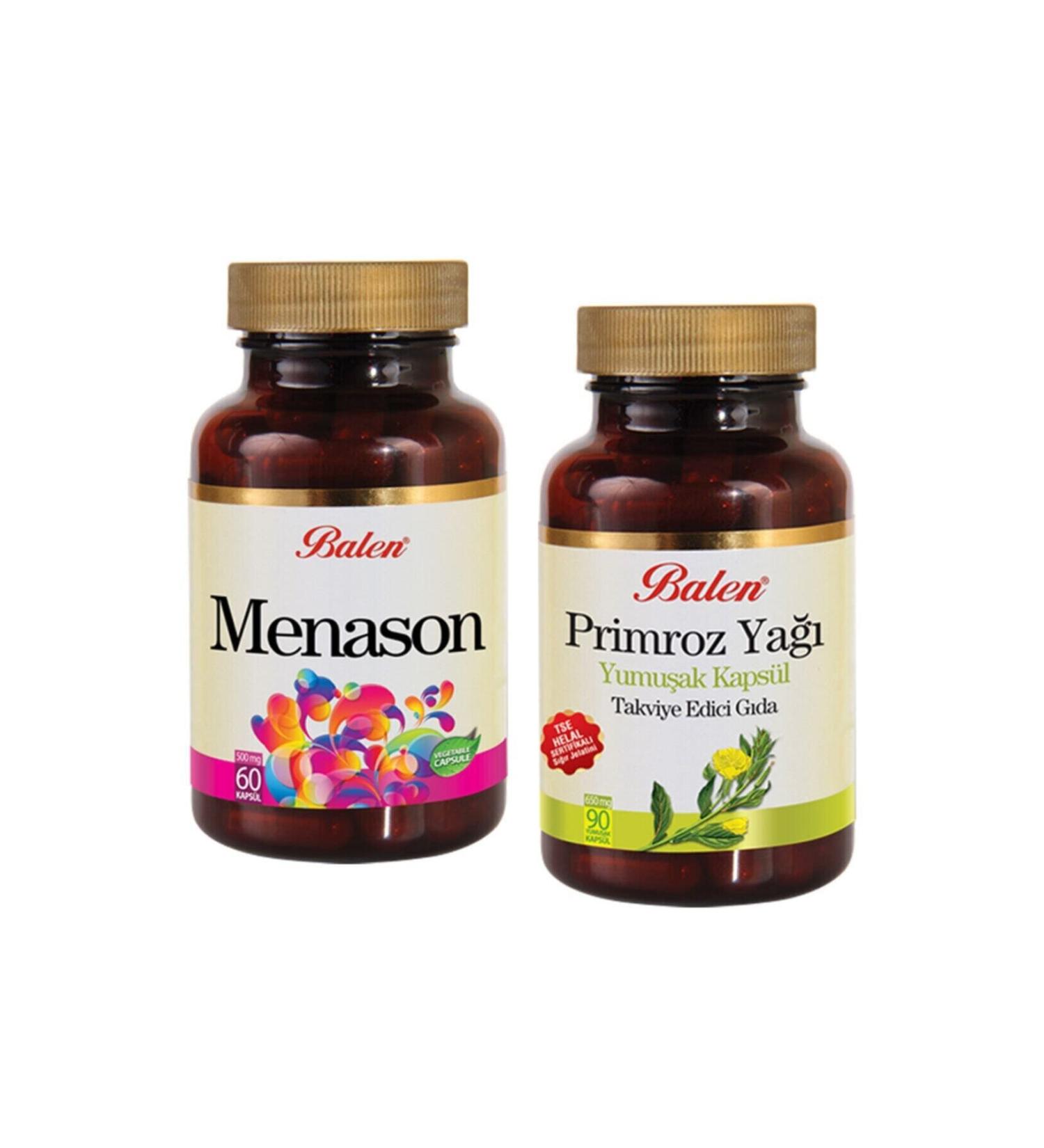 Balen 2-Piece Women Menason Primrose Oil Capsule