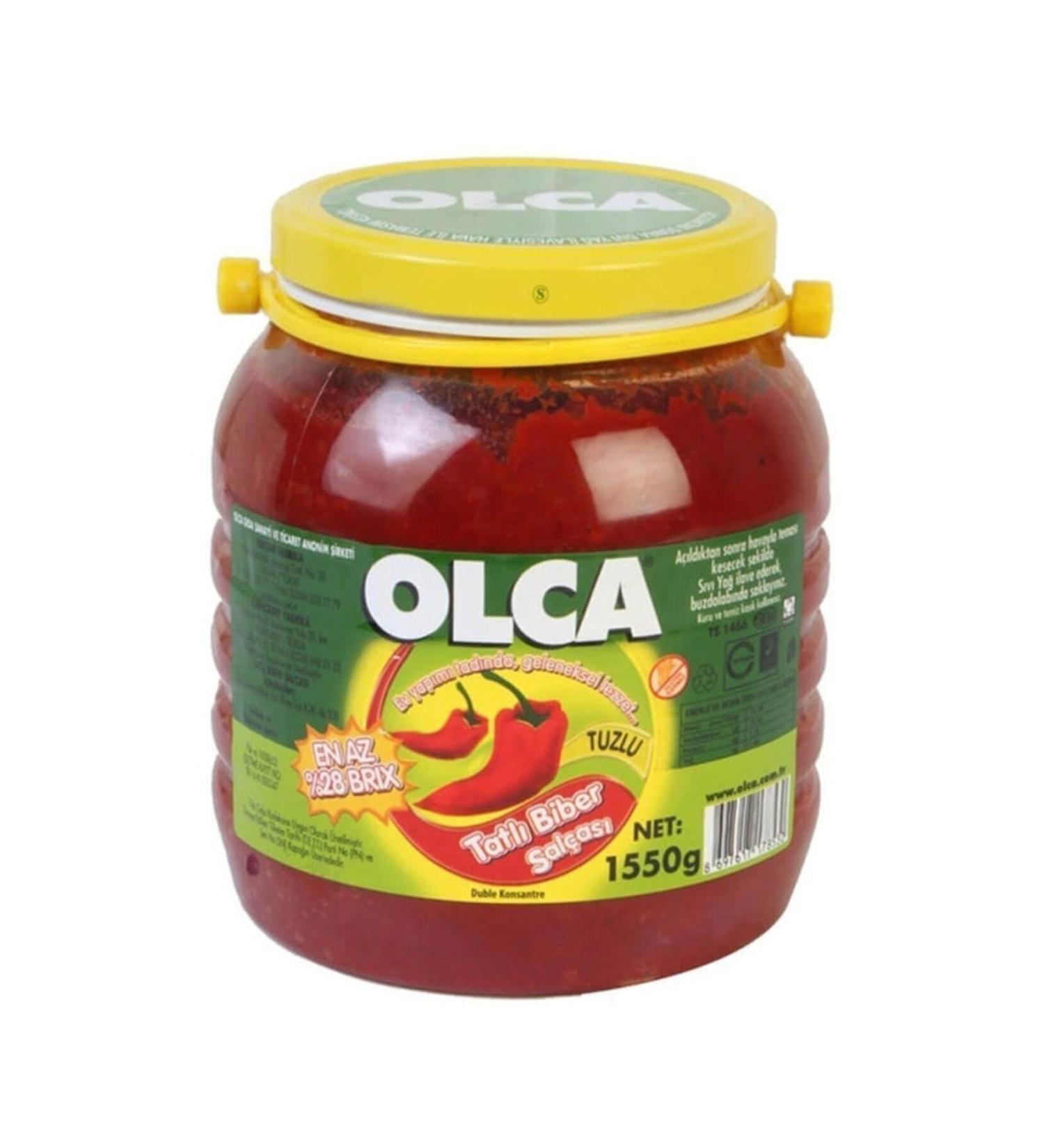 Olca Sweet Pepper Paste 1550 Gr X 2 (Total 3100 Gr)