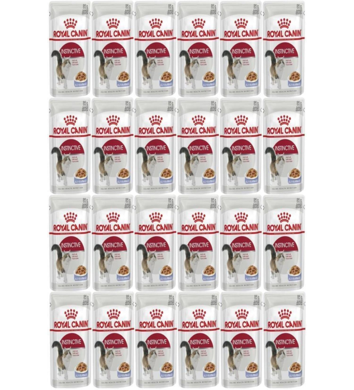 Royal Canin Jelly Instinctive Wet Cat Food 85 Gr 24 Pieces