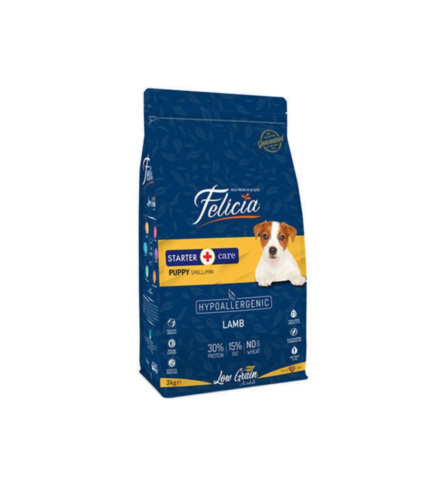 Felicia Low Grain Small Breed Lamb Puppy Food 3 Kg