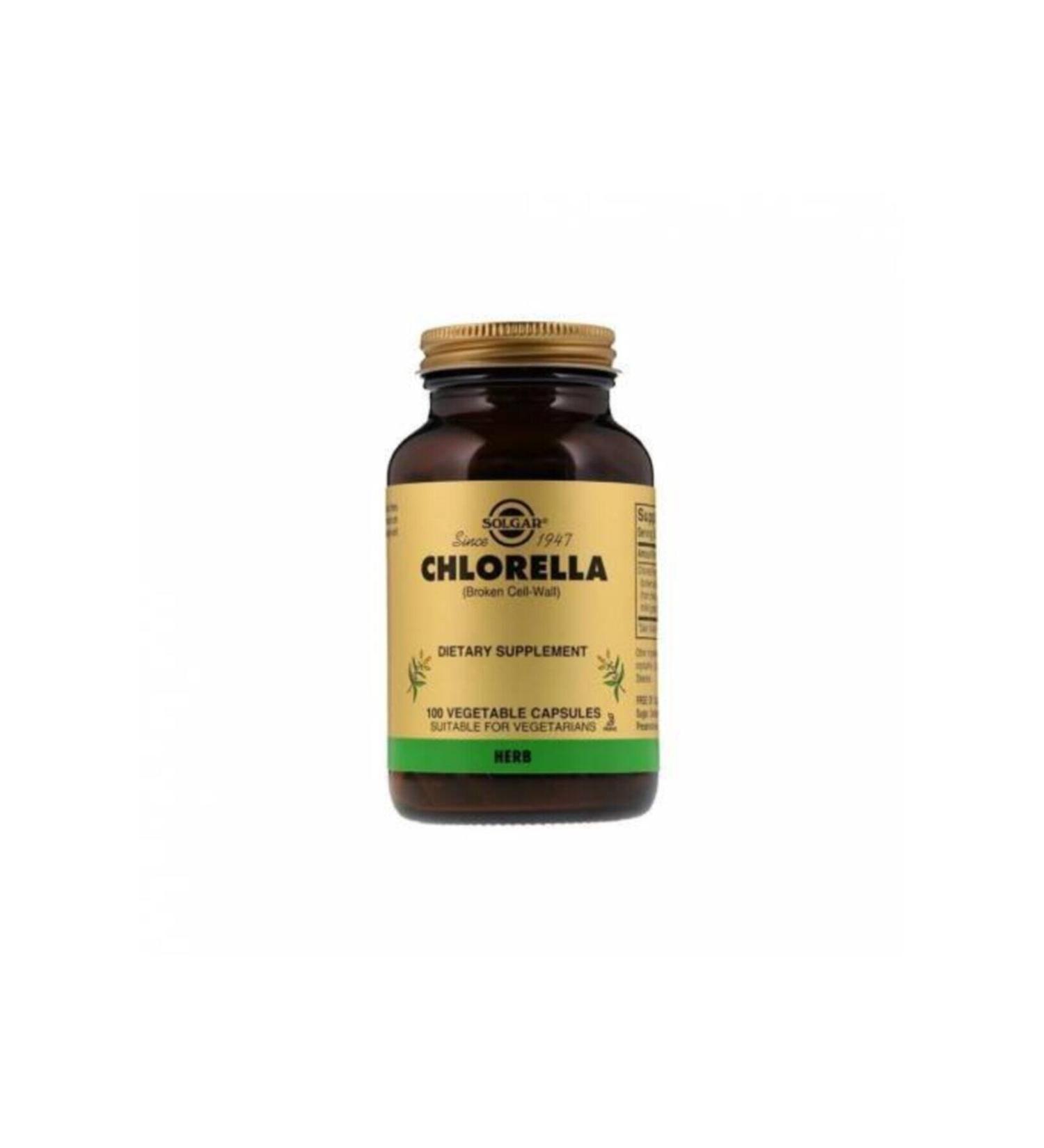 Solgar Chlorella 520 Mg 100 Capsules
