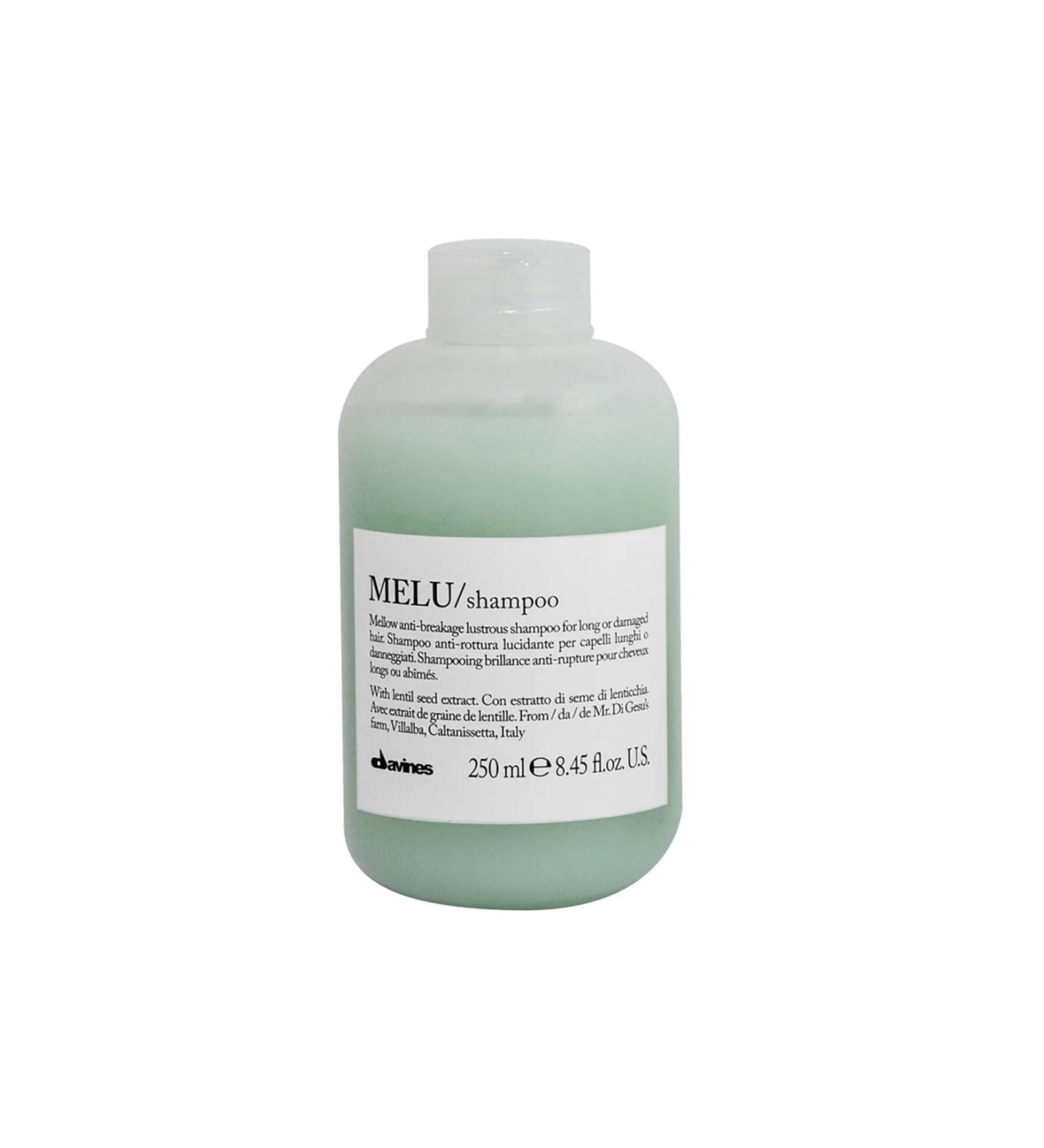 Davines Melu Mellow Shine Strengthening Shampoo for Damaged and Long Hair 250 Ml - Buy Online on GoSupps.com