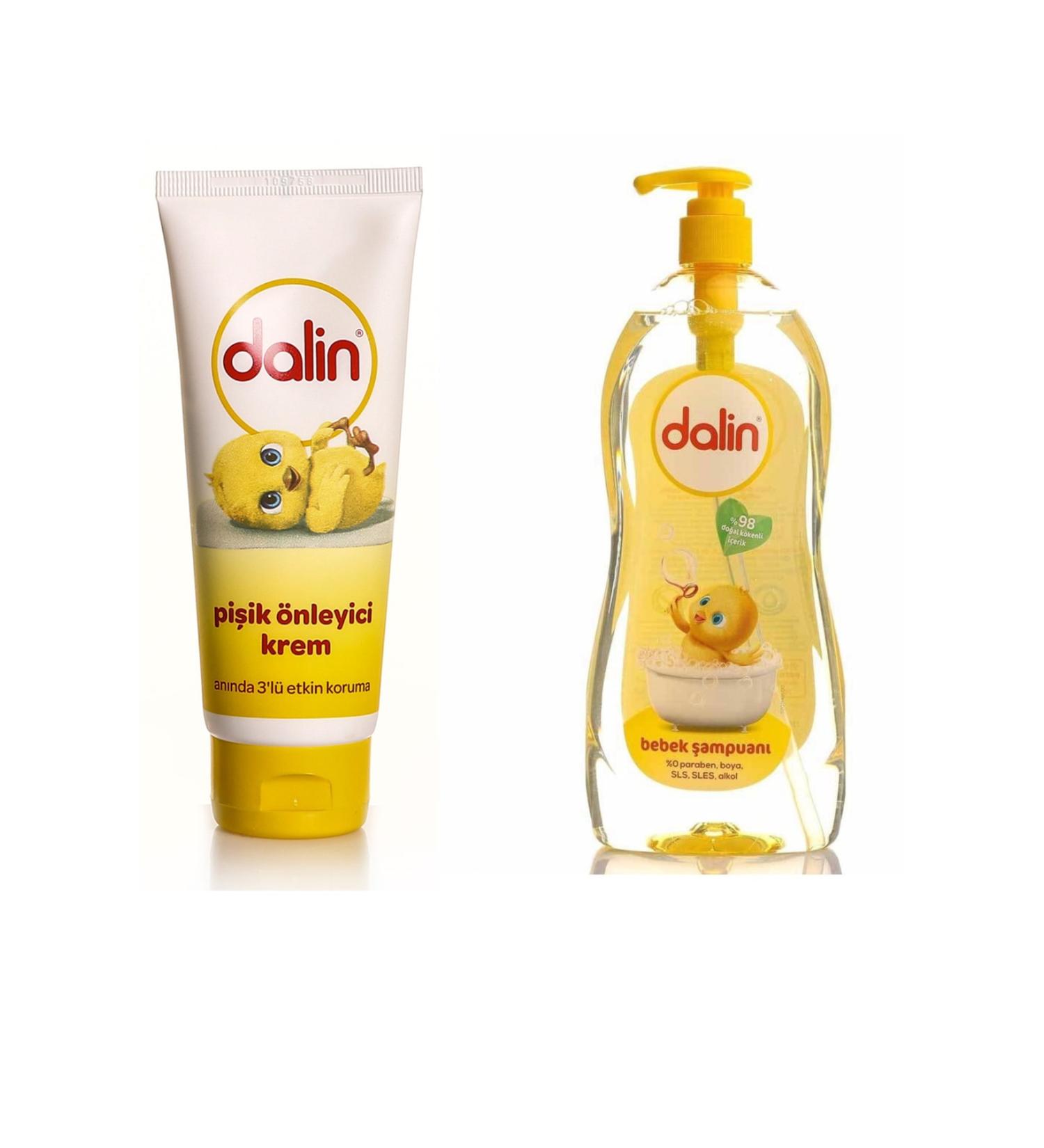 Dalin Diaper Rash Cream 100ml + No-Tear Shampoo 900ml