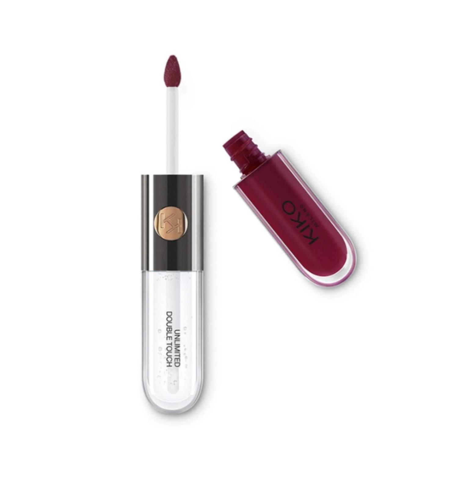 KIKO Shiny Liquid Lipstick - Unlimited Double Touch 122 Bordeaux 6 Ml