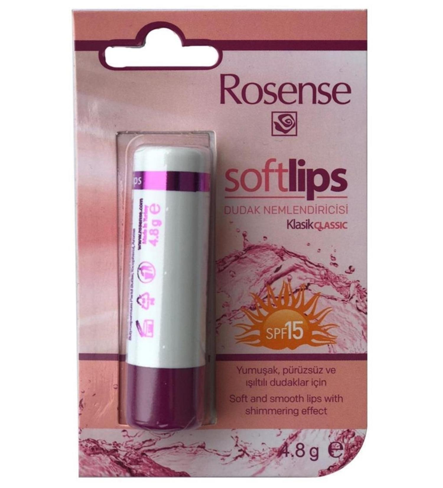 Rosense Lip Moisturizer - Soft Lips Stick Spf 15 4.8 G