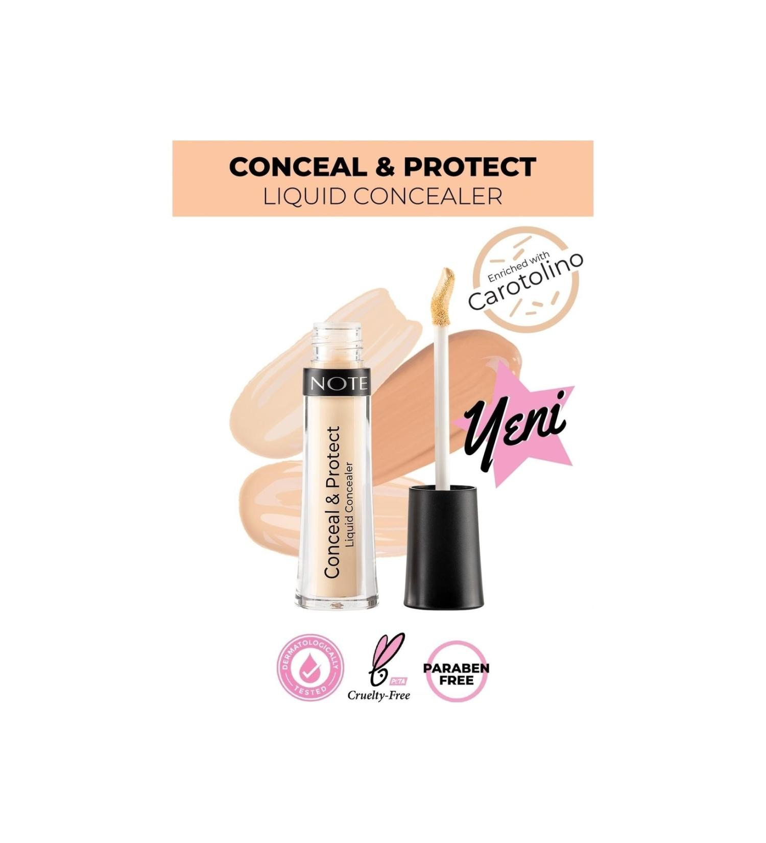 Note Cosmetics Conceal Protect Liquid Concealer No 04 Porcelain