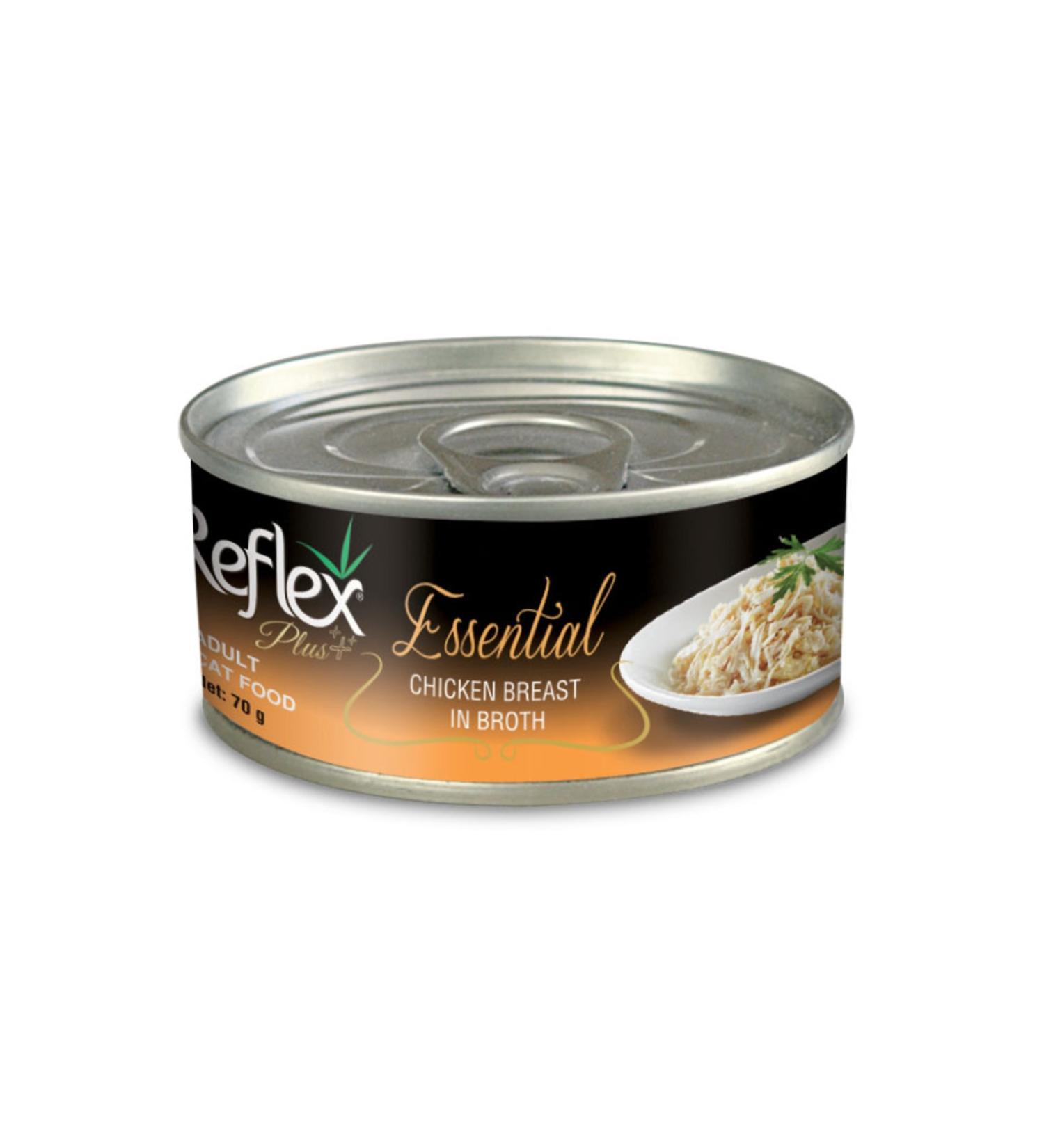 Reflex Plus Essential Chicken Breast Cat Canned Food 24 X 70 Gr