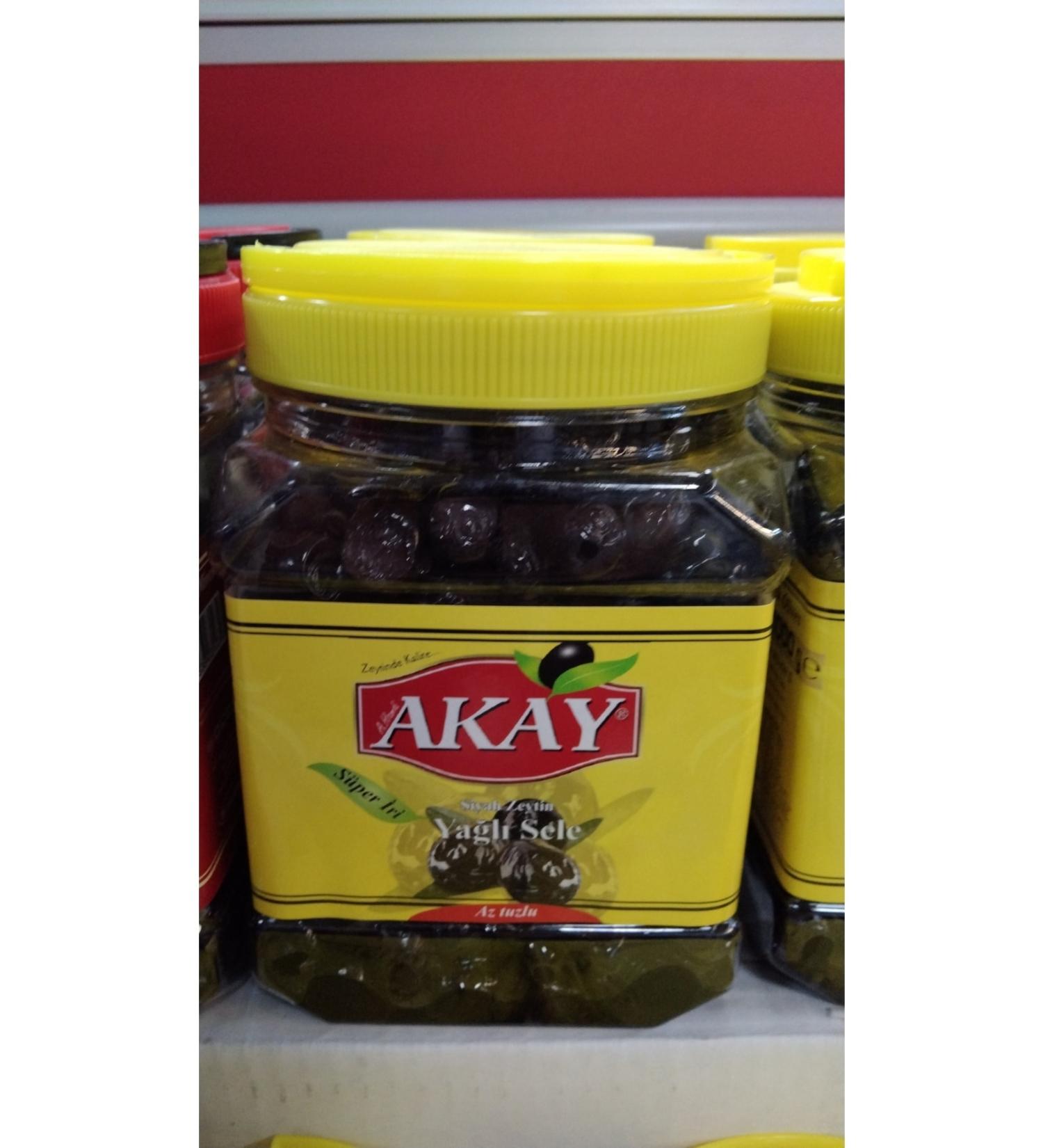 ABAGROUP Akay Super Large Black Oily Olive 1000gr