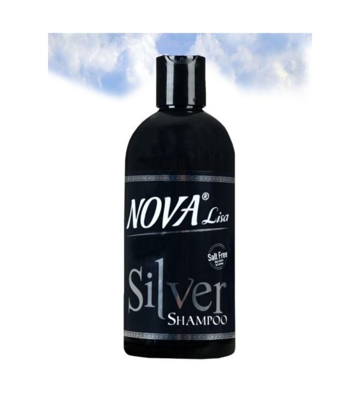 Nova Lisa Salt-Free Silver Shampoo for Dyed Hair 500 ml