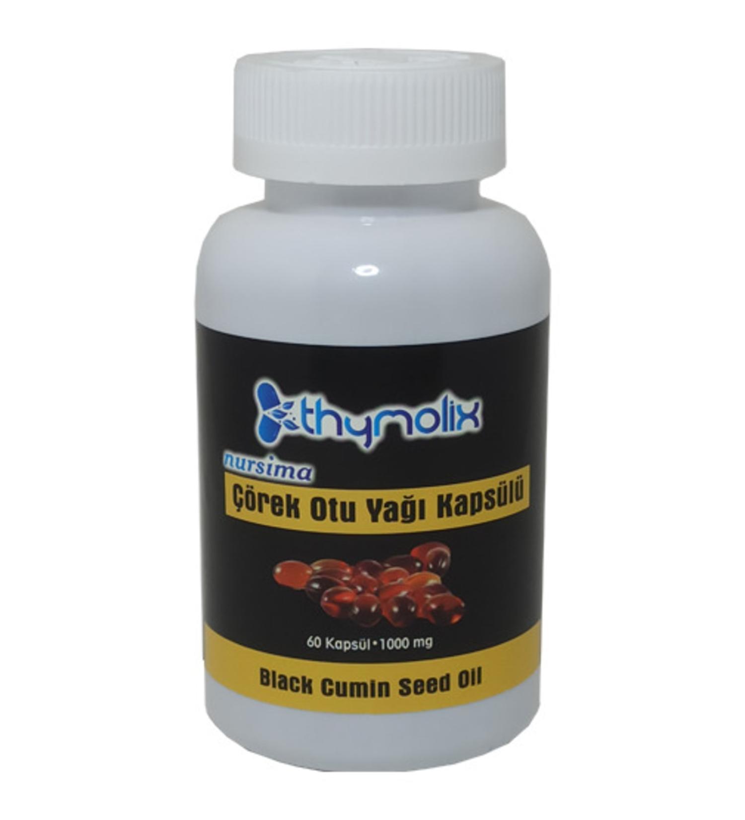 THYMOLIX Siftaholsun Bazaar Black Cumin Oil Capsule 60 Pcs