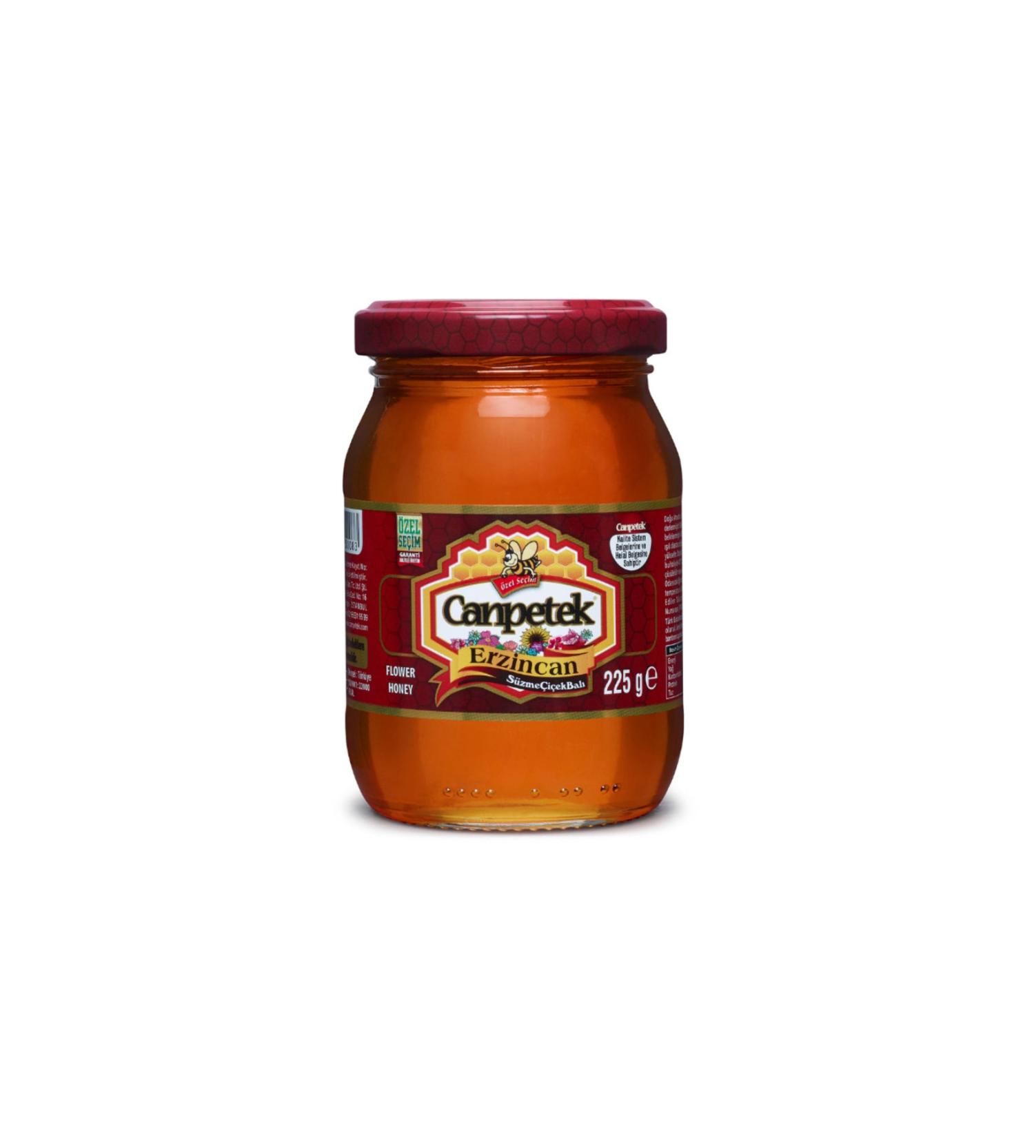 Canpetek Erzincan Pure Flower Honey Jar (4 X 225 Gr)
