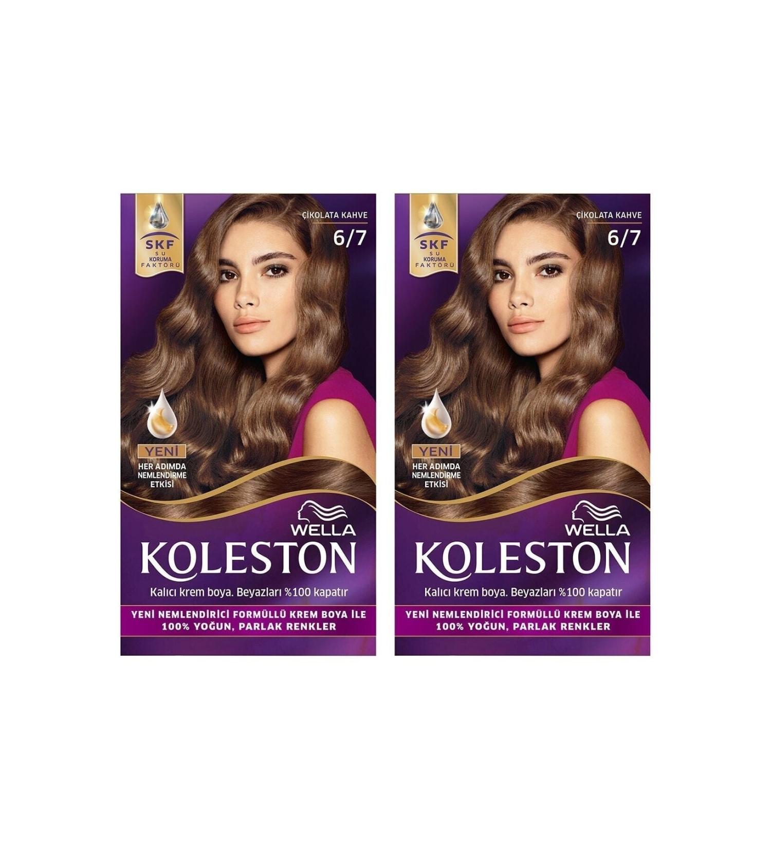 Wella Kit 6/7 Chocolate Brown X 2 Pieces 8681002980310