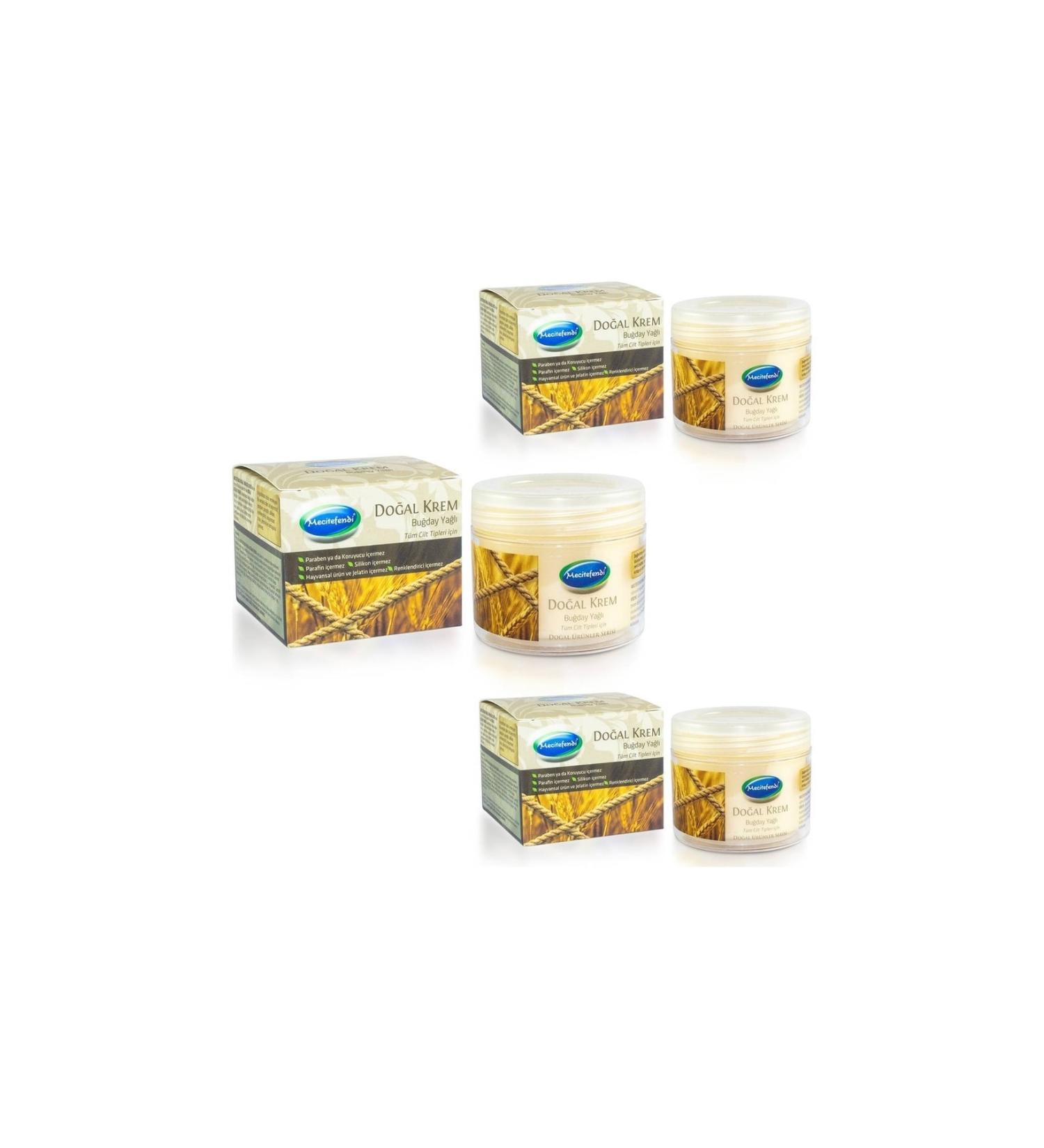 Mecit Efendi Mct. Natural Cream Wheat 100 Ml 3 Pieces