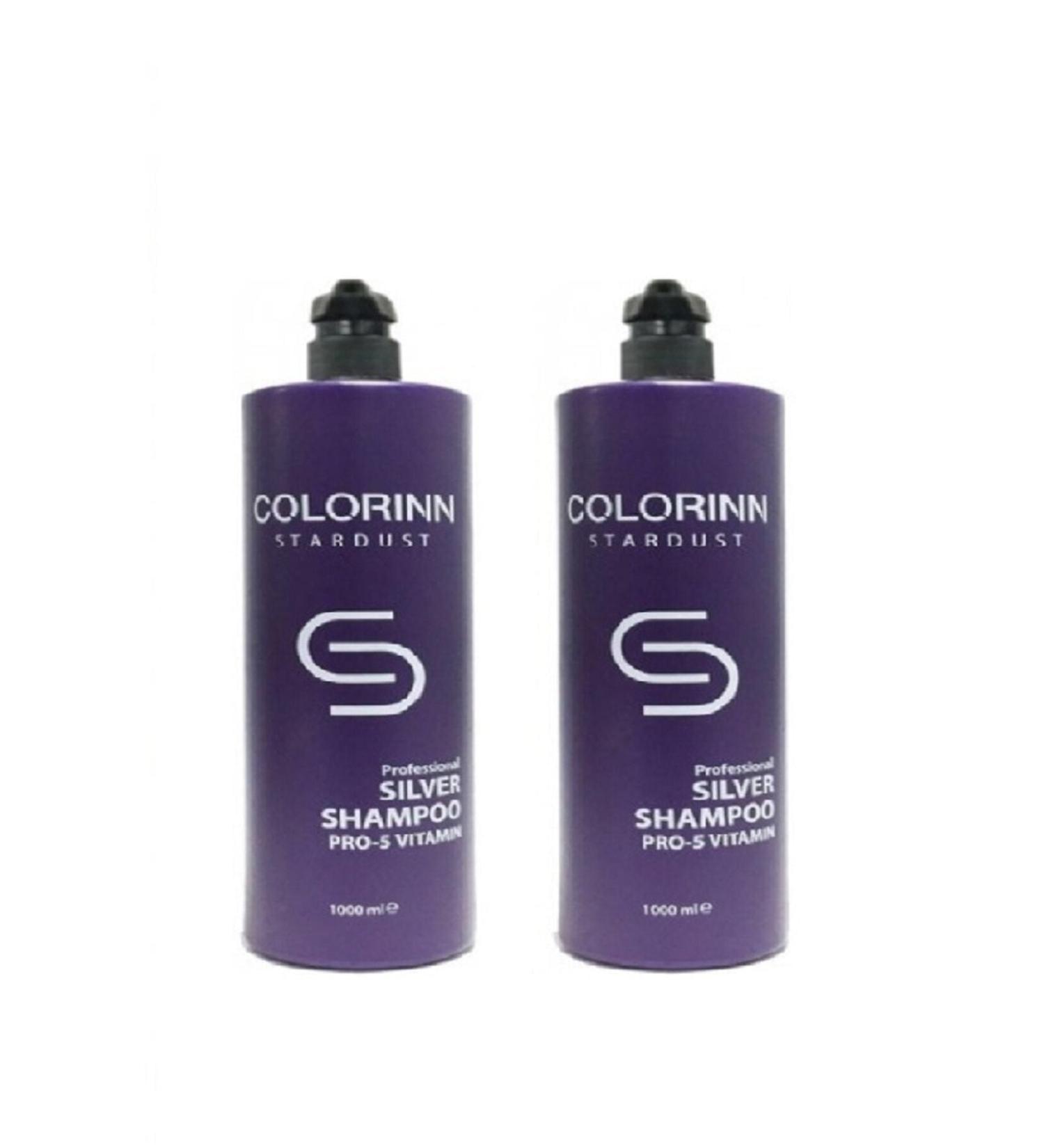 Colorinn Stardust Silver Purple Shampoo 2x 1000 ml 7777777176625